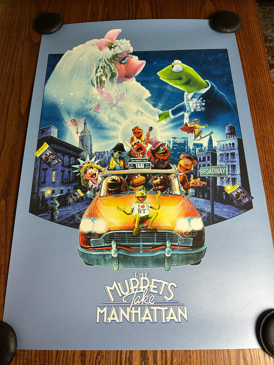 Kevin Wilson - Muppets take Manhattan 24x36 movie poster