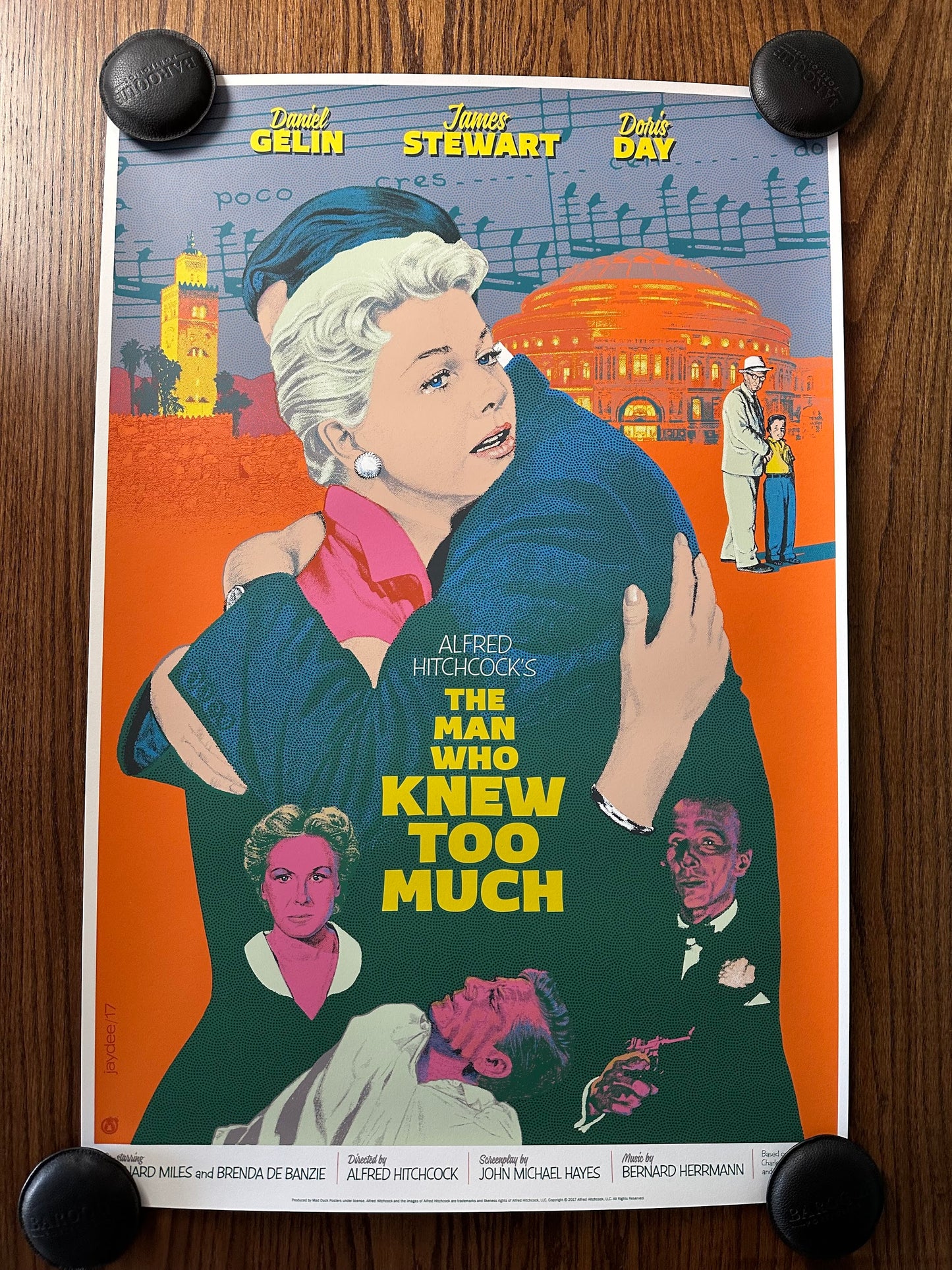 Jack Durieux - The Man Who Knew Too Much 24x36 movie poster