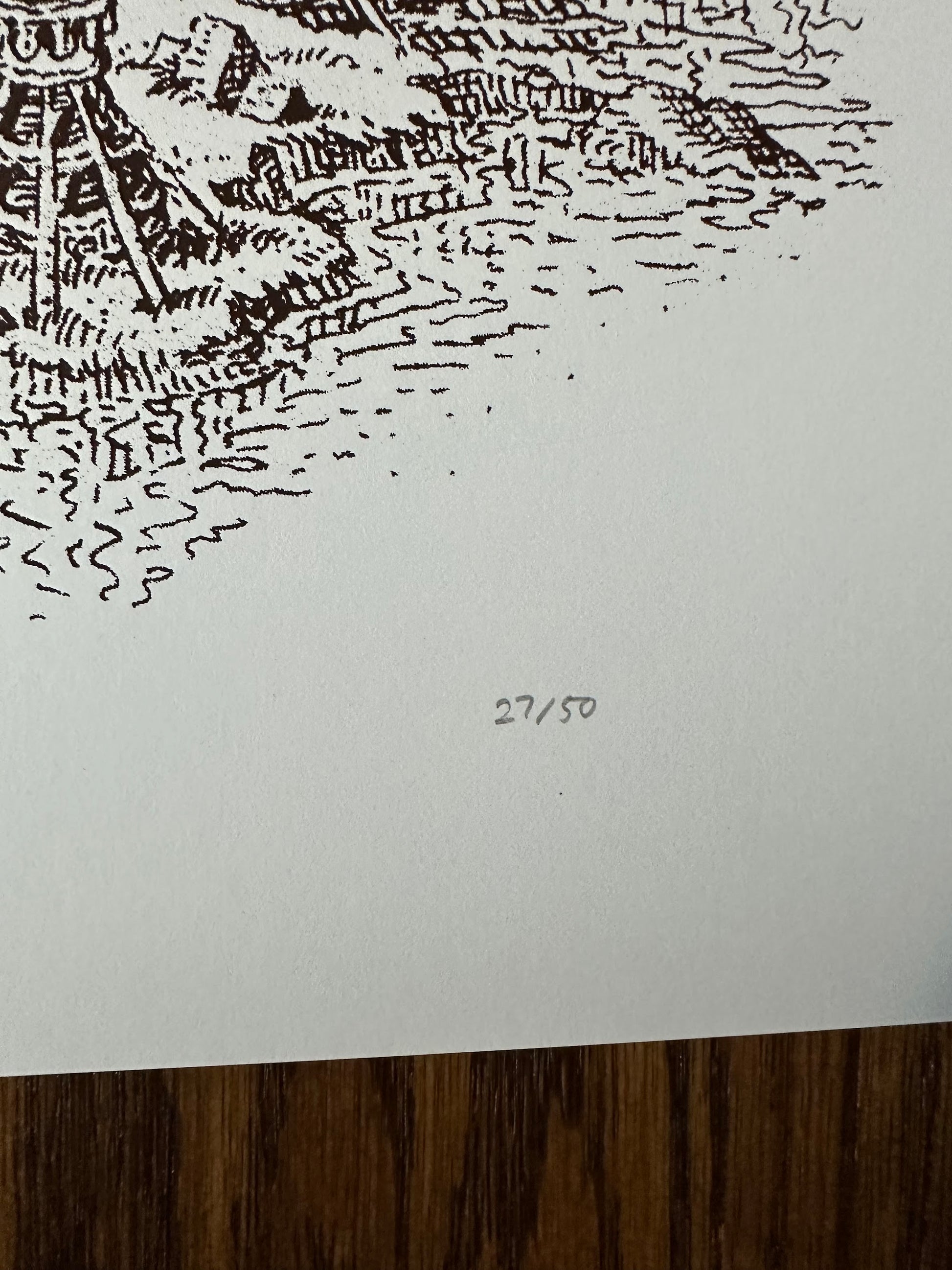David Welker - Moving Day Pen & Ink 9x12 art print - detail image 6