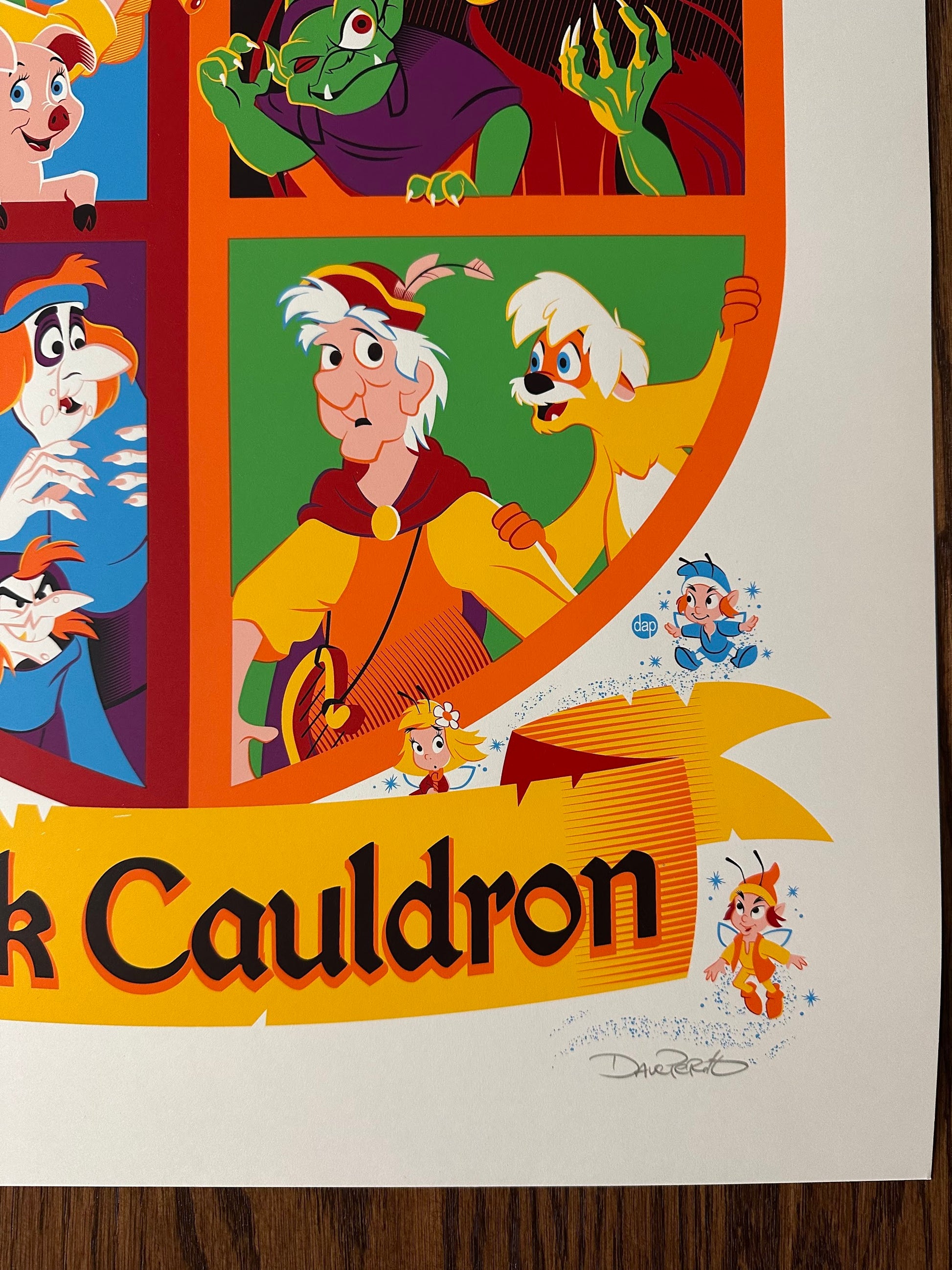 Dave Perillo - Disney's The Black Cauldron 18x24 art print - detail image 5