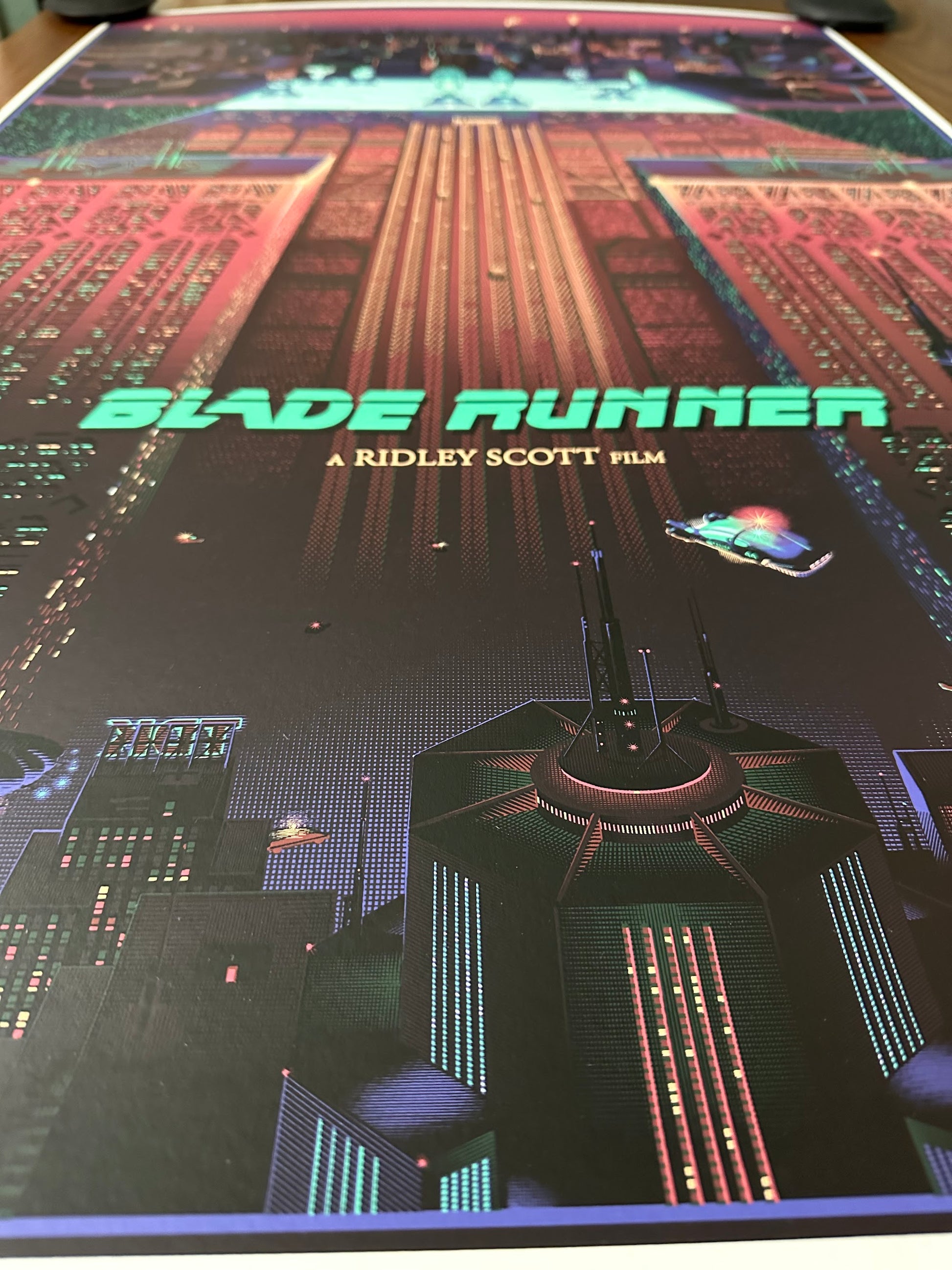 Laurent Durieux - Blade Runner "The Final Chess Game" 24x36 movie poster - detail image 6