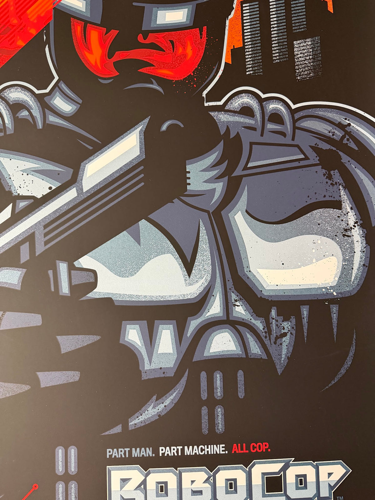 James White - Robocop - 24x36 - Limited Edition Poster
