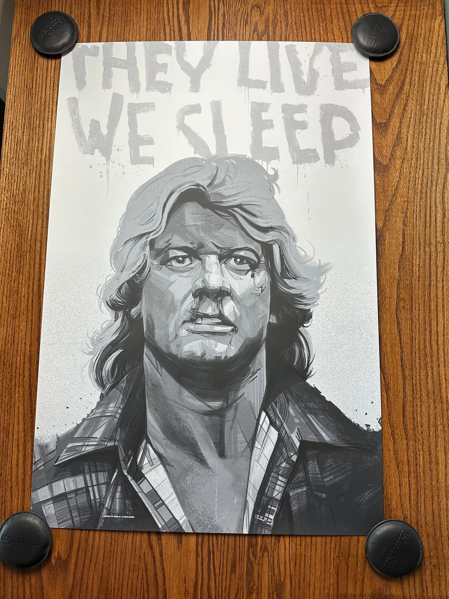 Oliver Barrett - They Live Variant 24x36 movie poster