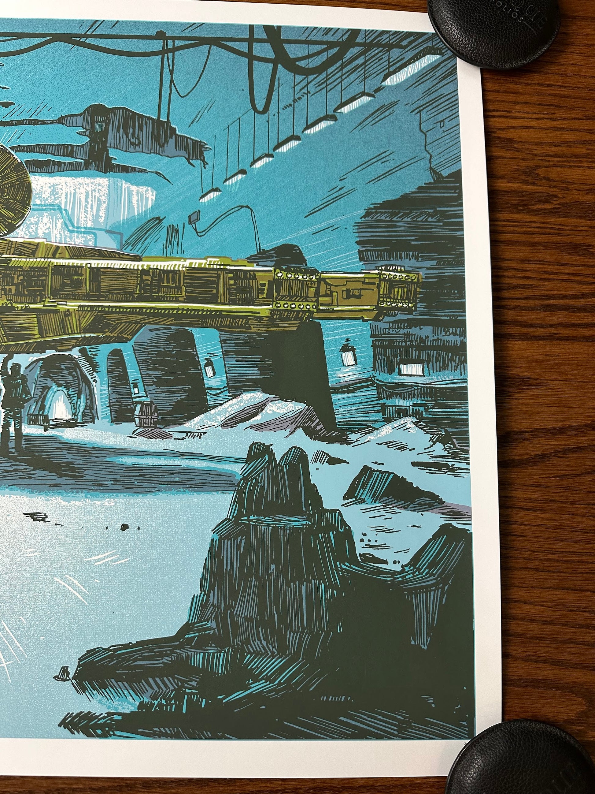 Tim Doyle - Star Wars Millennium Falcon 30x20 movie poster - detail image 4
