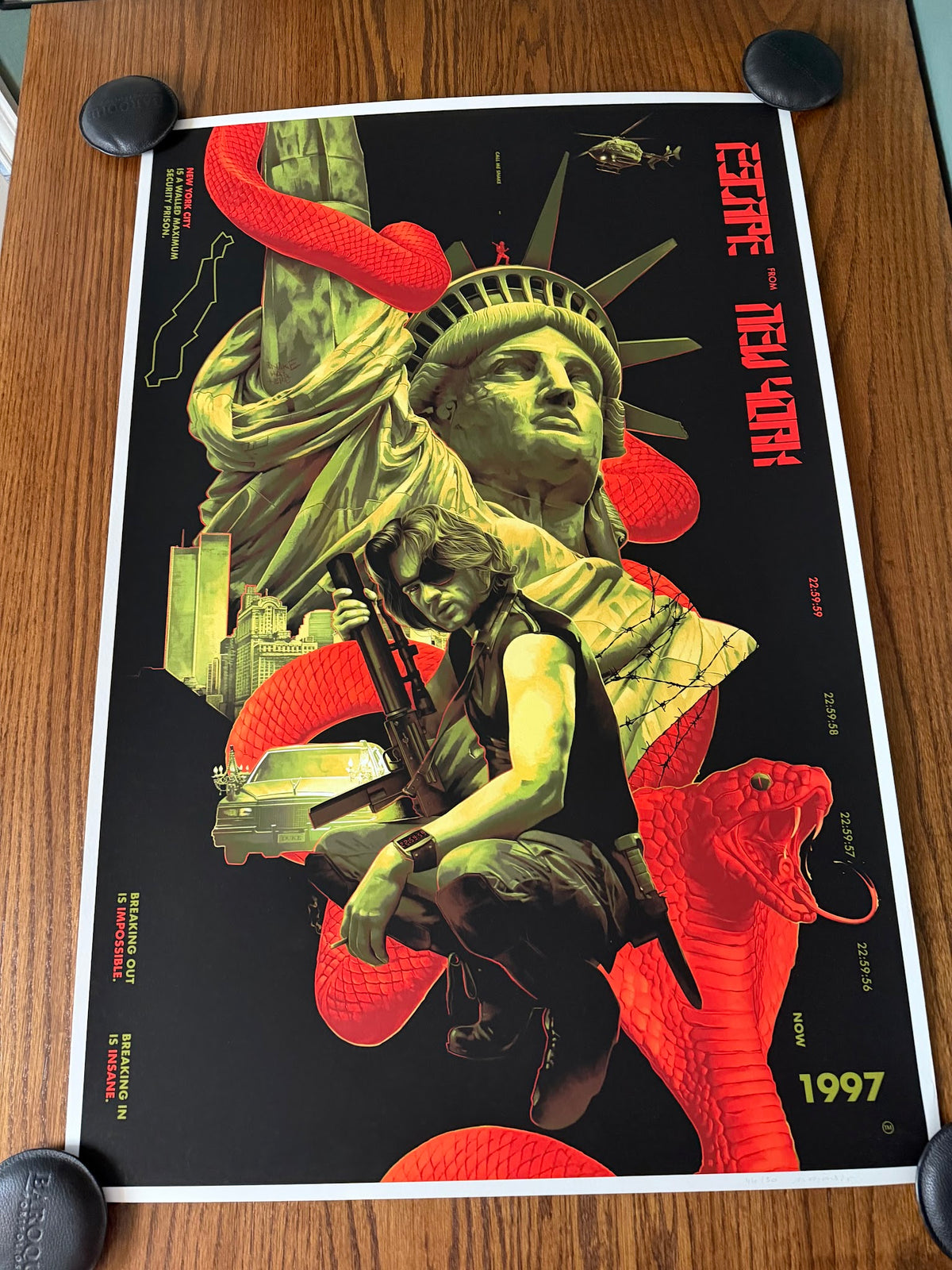 Tomasz Majewski - Escape from New York - 24x36 - Limited Edition Poster
