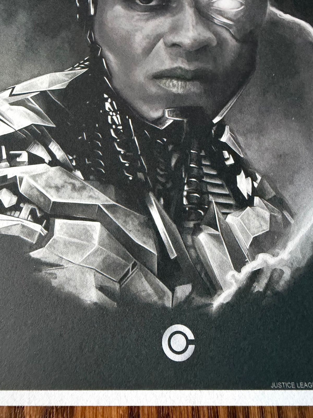 Jake Kontou - Zack Snyder’s Justice League Headshot Variant - Cyborg - 10x10 - Limited Edition Print