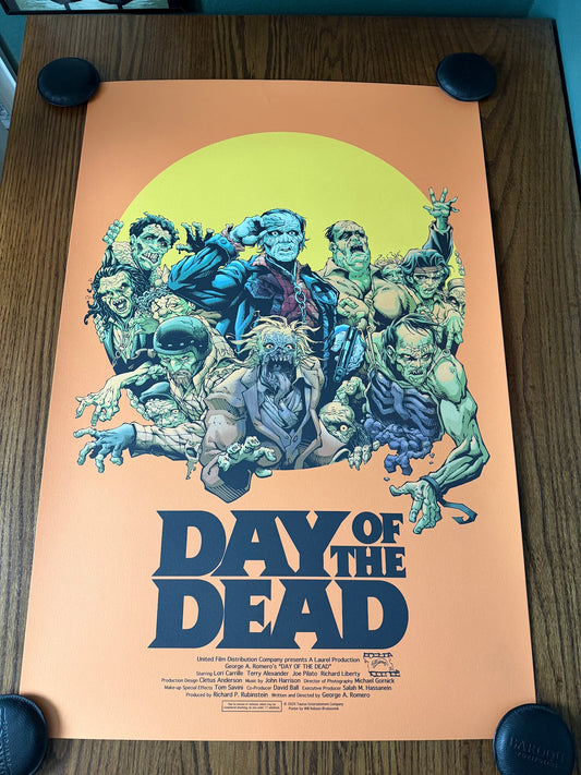 Will Robson - Day of the Dead Orange Edition - 24x36 - Limited Edition Poster