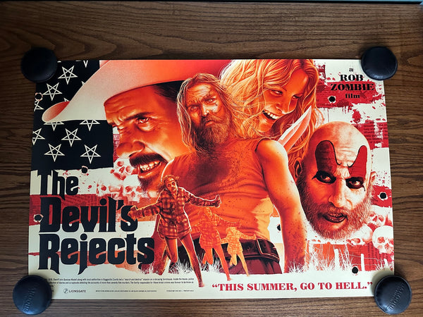 Matt Ryan Tobin - The Devils Rejects - 36x24 - Limited Edition Poster