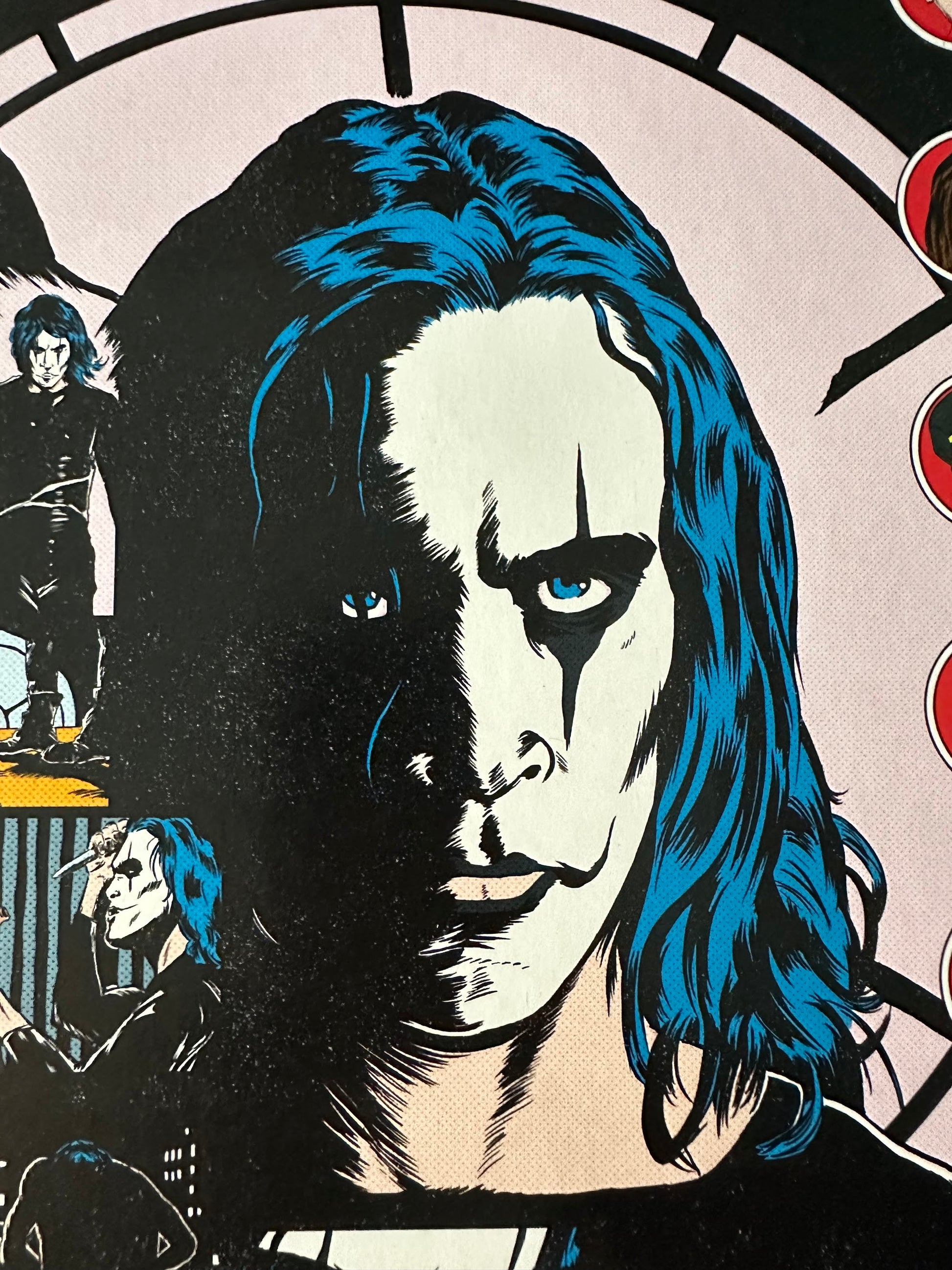 Van Saiyan - The Crow 16.5x11.7 art print - detail image 2