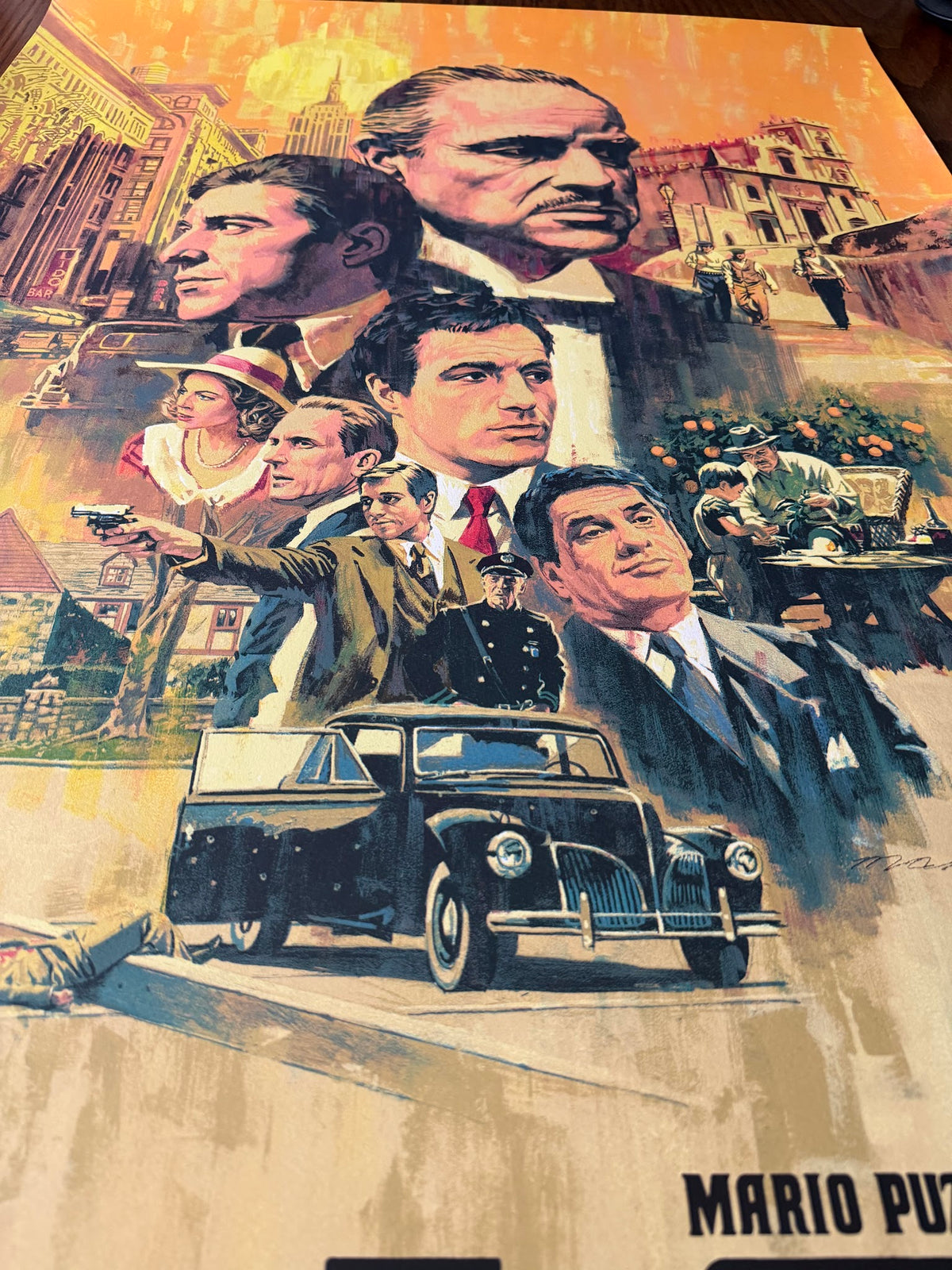 Paul Mann - The Godfather - 24x36 - Limited Edition Poster