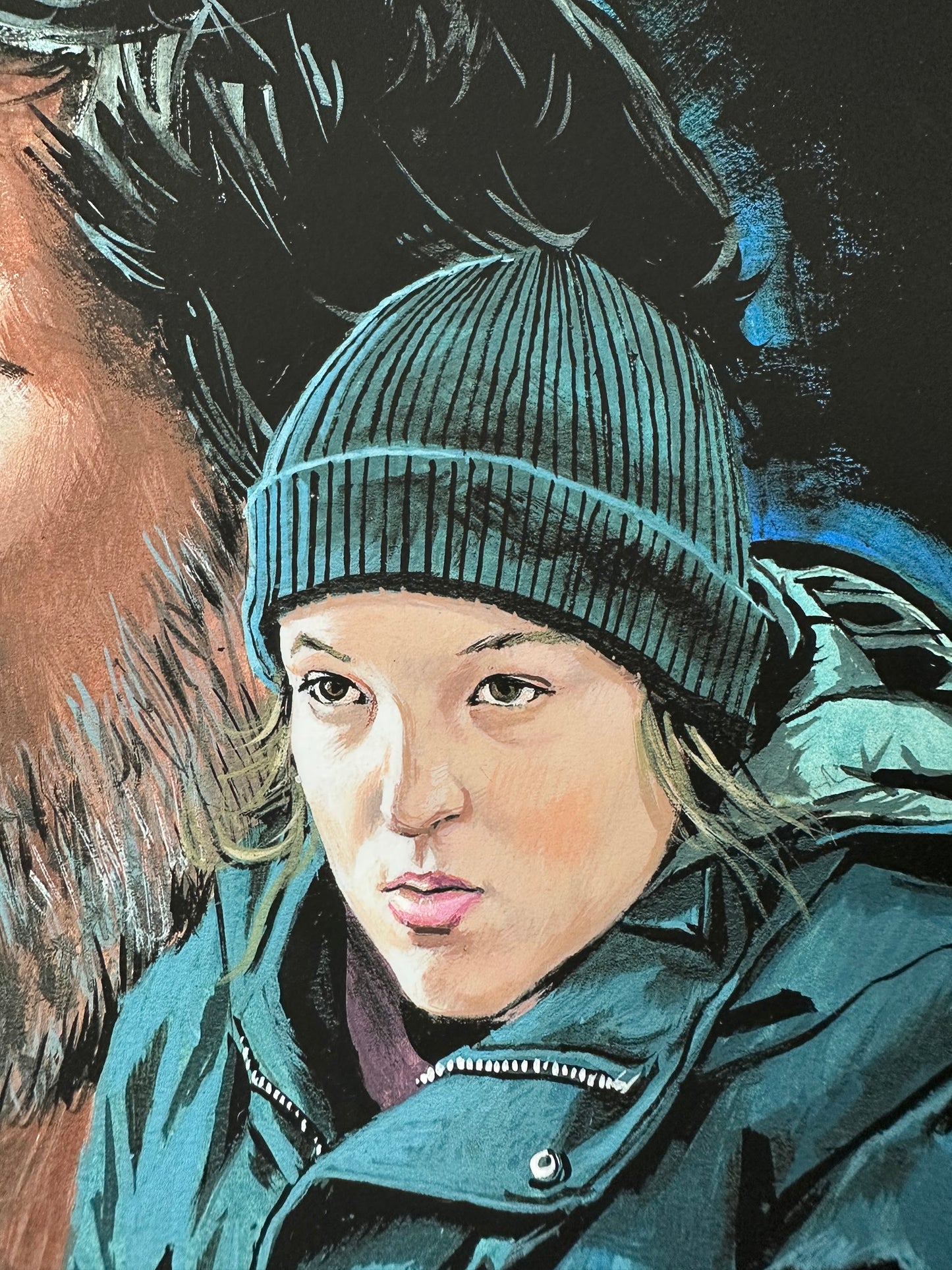 Paul Mann - The Last of Us Portrait 16x12 art print - detail image 7