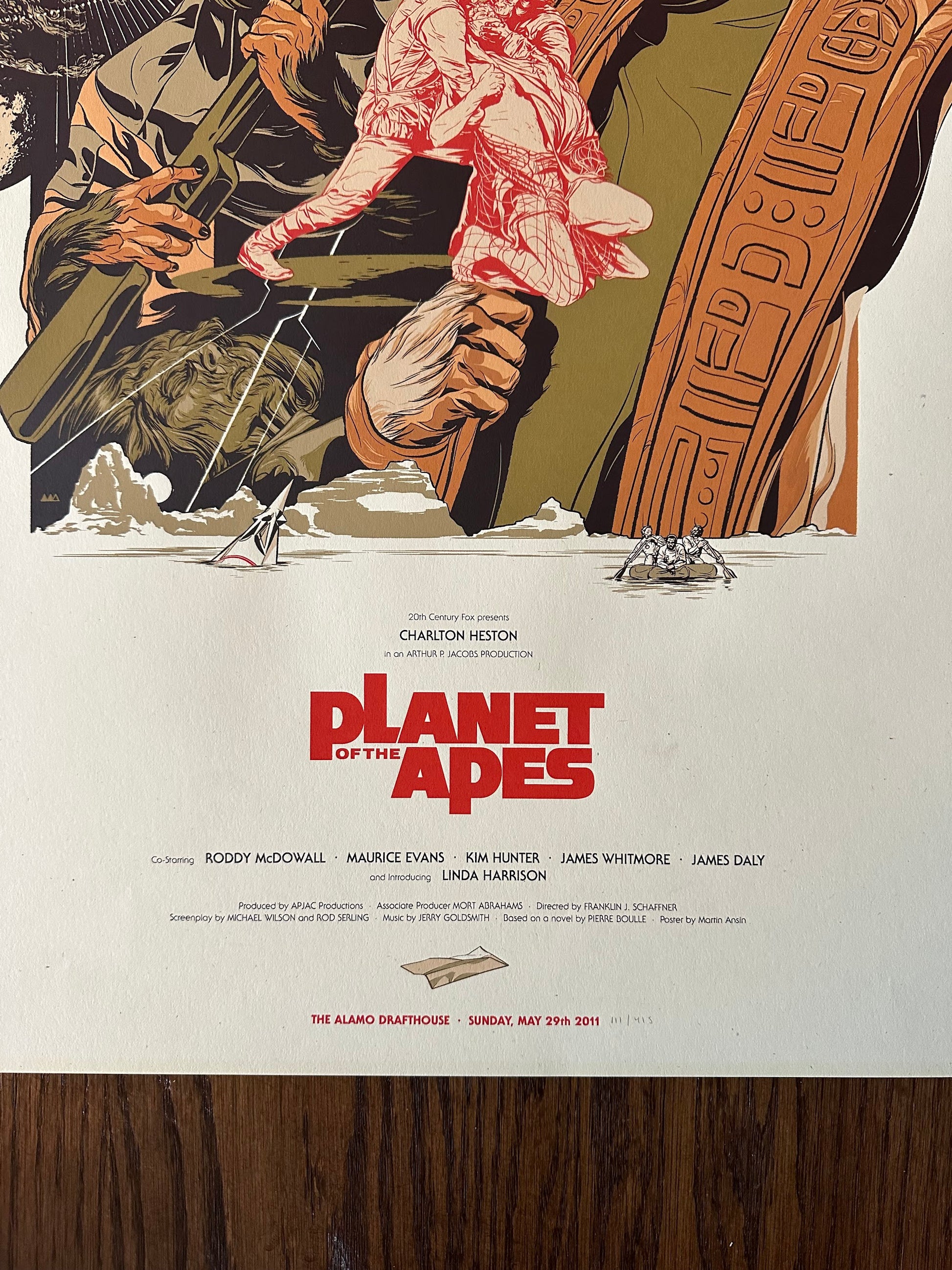 Martin Ansin - Planet of the Apes (Edge Wear Previously Framed) 24x36 movie poster - detail image 6
