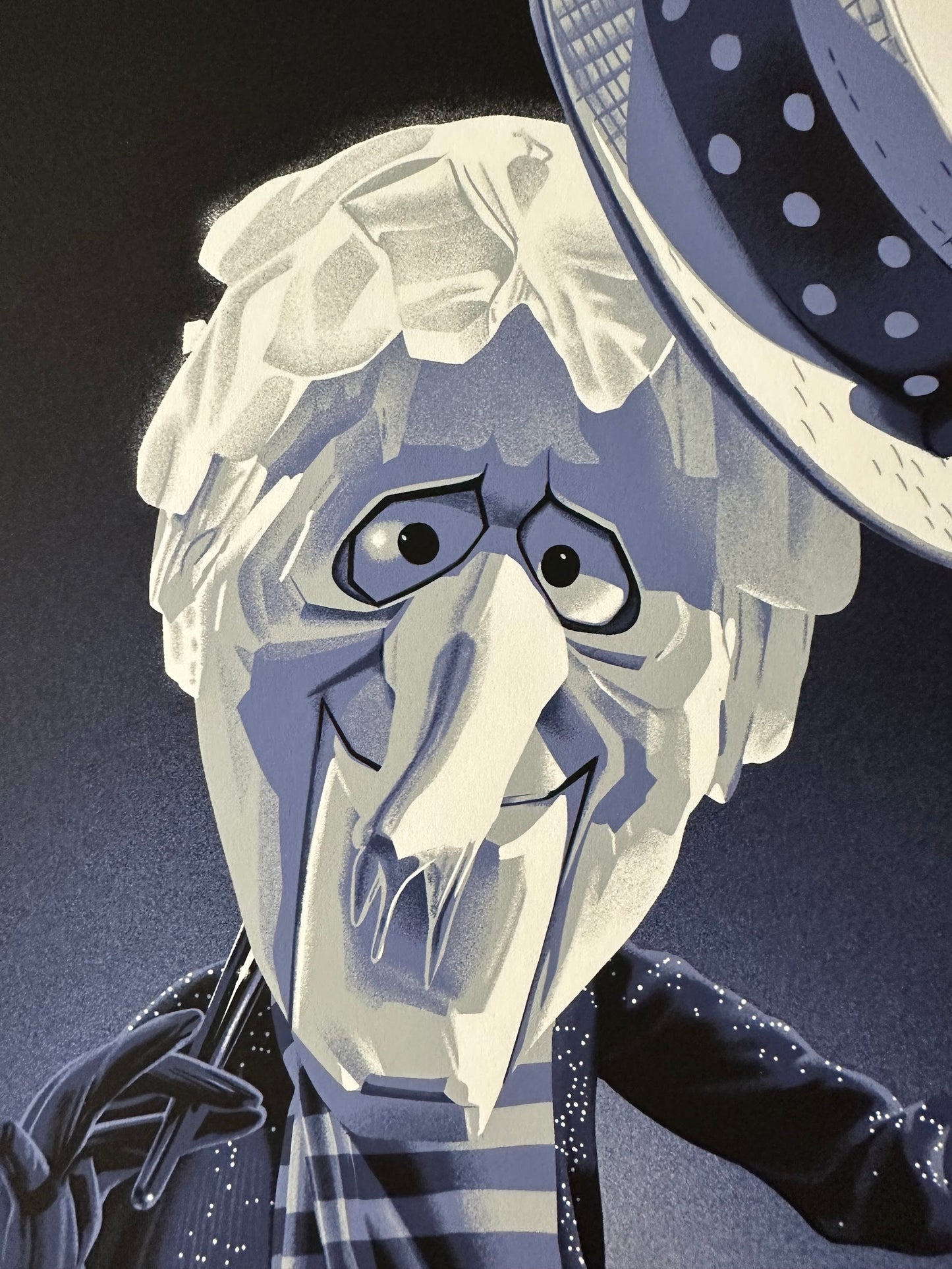 Chris Koehler - Snow Miser 12x12 art print - detail image 2