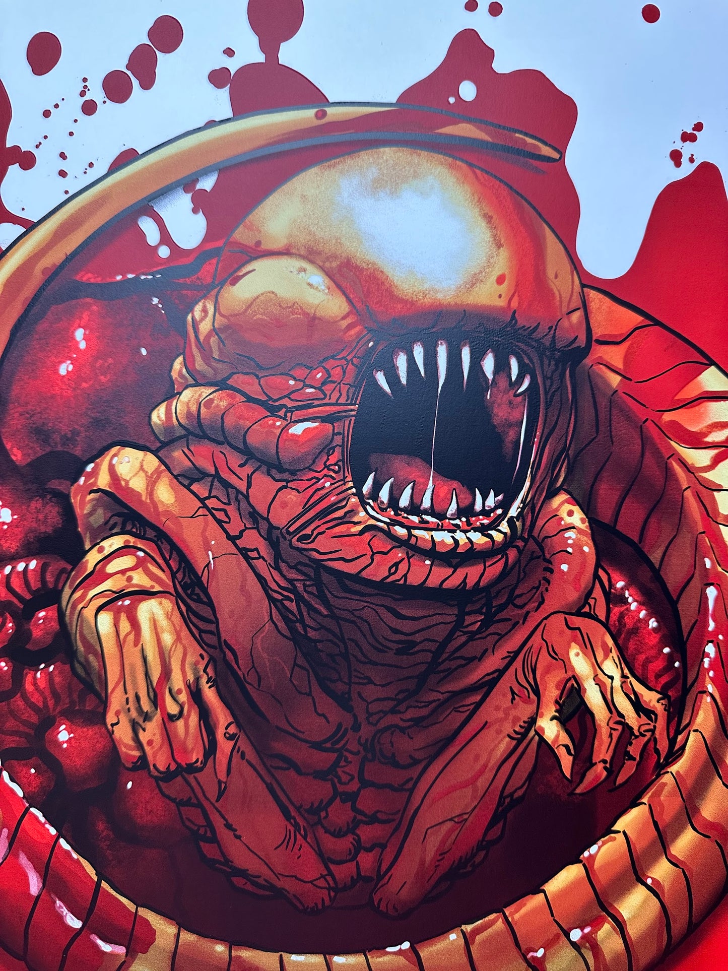 Yvan Quinet - Alien 24x36 movie poster - detail image 2