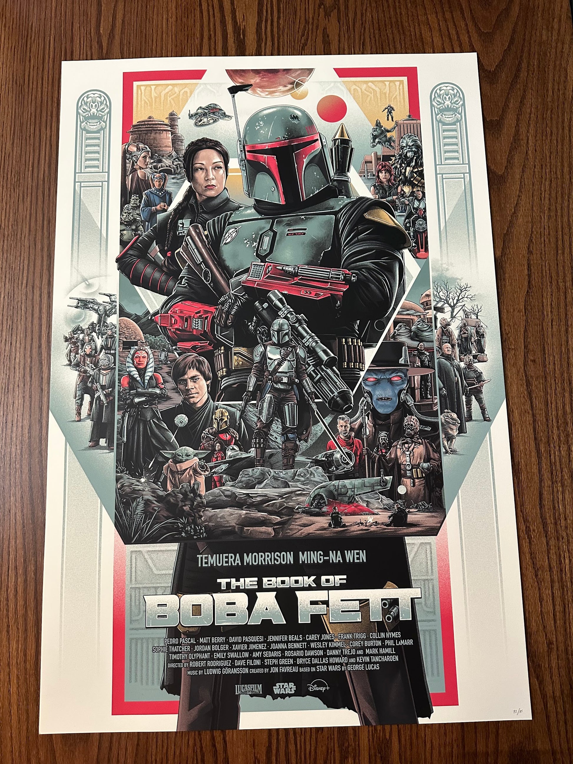 Amien Juugo - Star Wars The Book of Boba Fett 24x36 movie poster