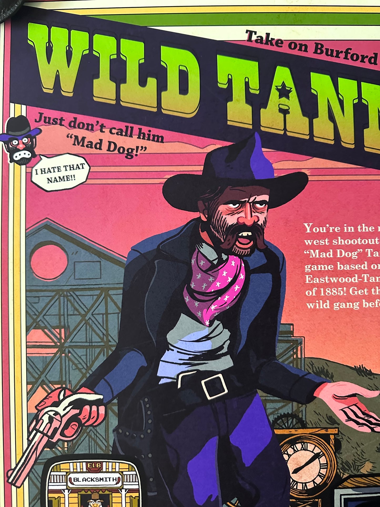 Glen Brogan - BTTF 3 Wild Tannen 16x20 movie poster - detail image 2