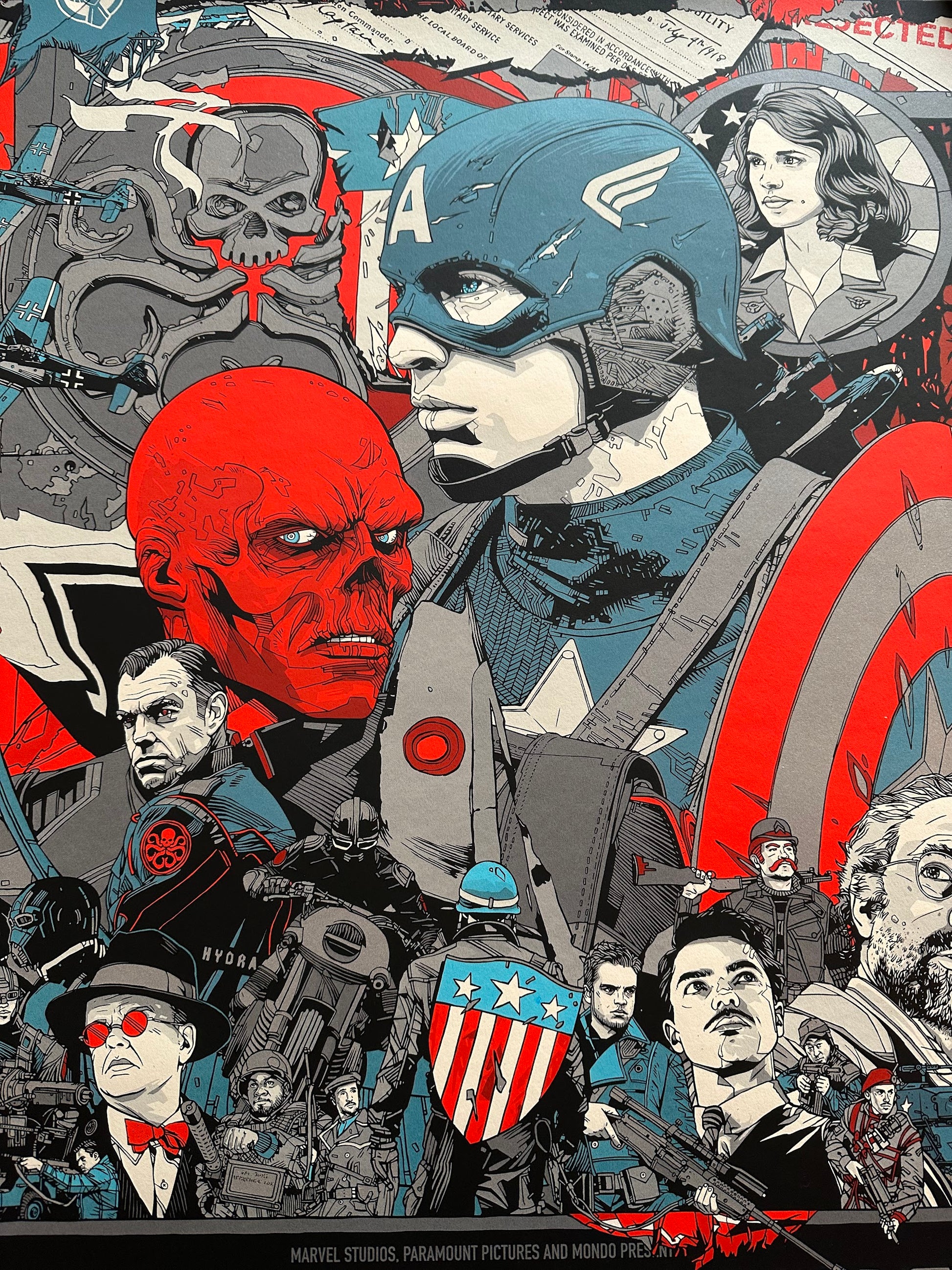 Tyler Stout - Captain America First Avenger 24x36 movie poster - detail image 2