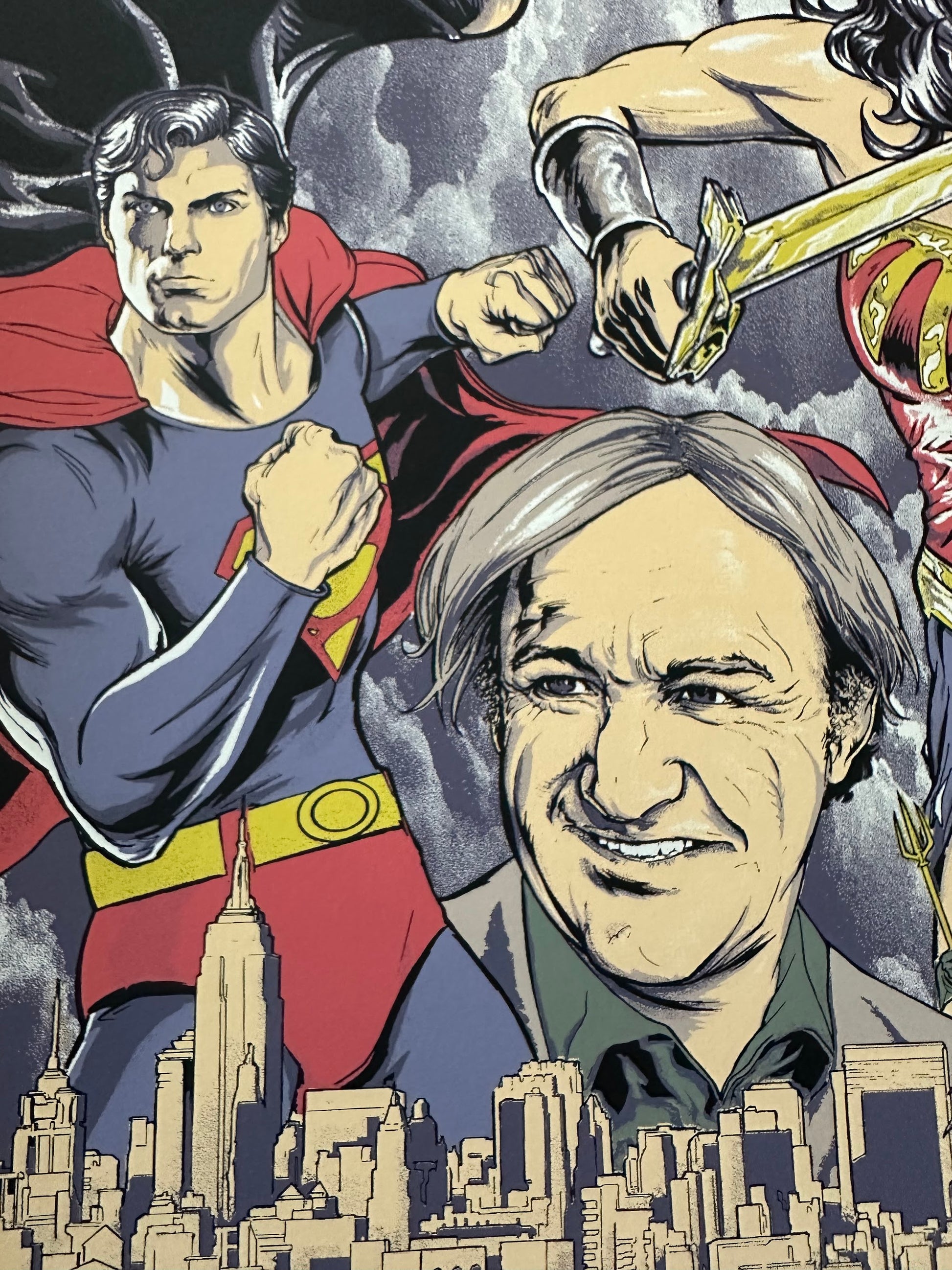 Steve Kurth - DC Batman Superman Dawning of Justice 18x24 movie poster - detail image 7