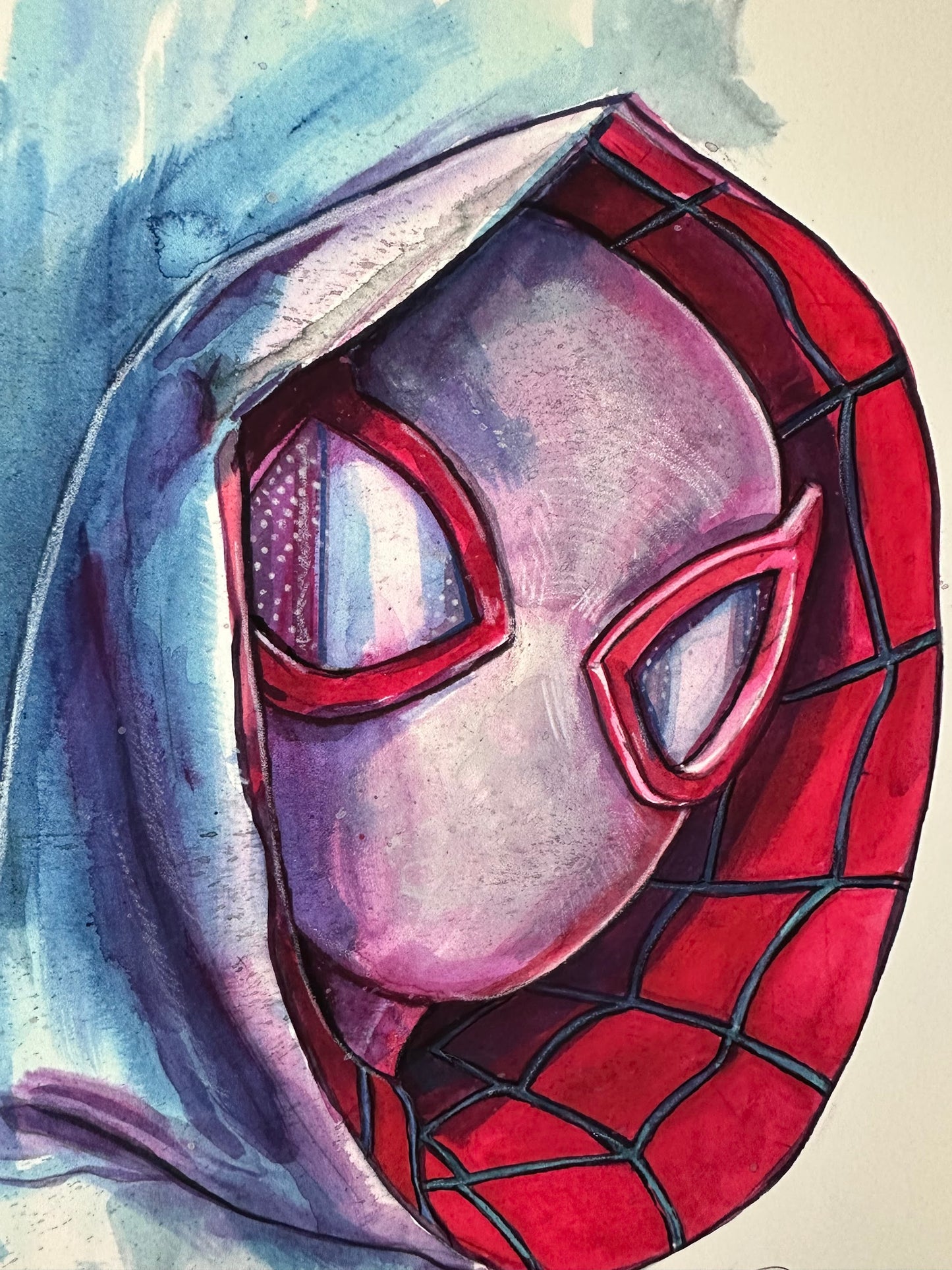 Tim Doyle - Shiny Objects Spider Gwen 8x10 art print - detail image 2