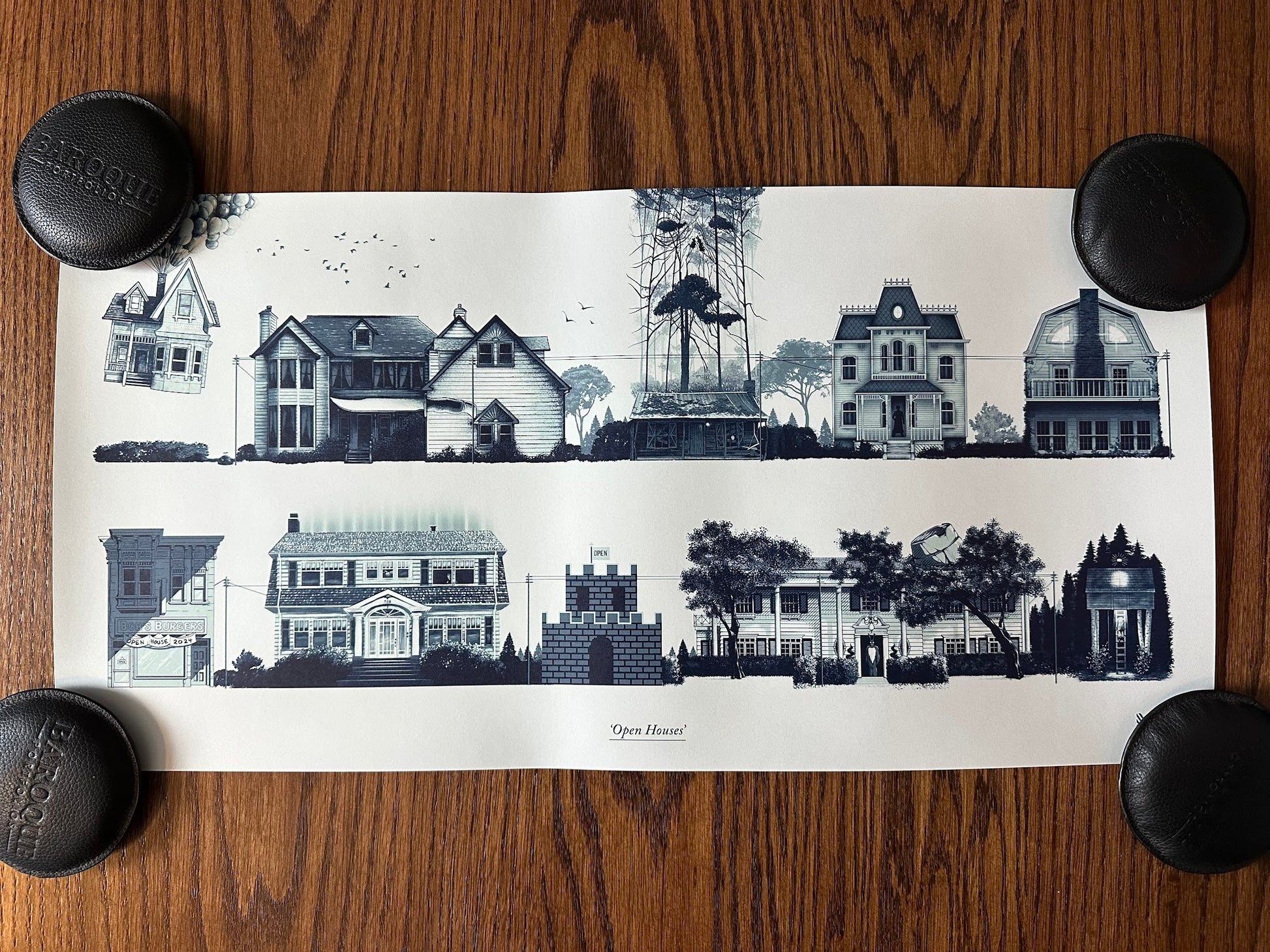 Various - Open Houses 24x12 movie poster