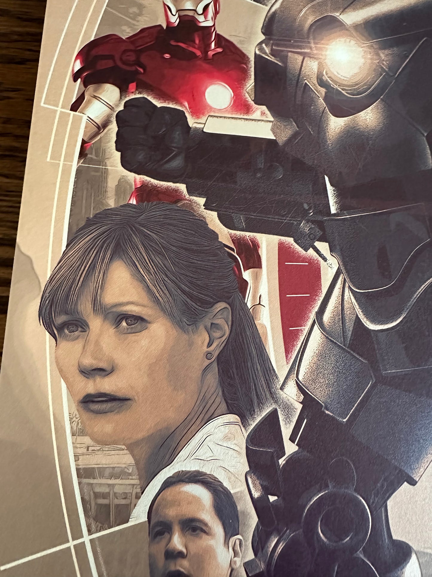 Devin Schoeffler - Iron Man Triptych 36x24 movie poster - detail image 3