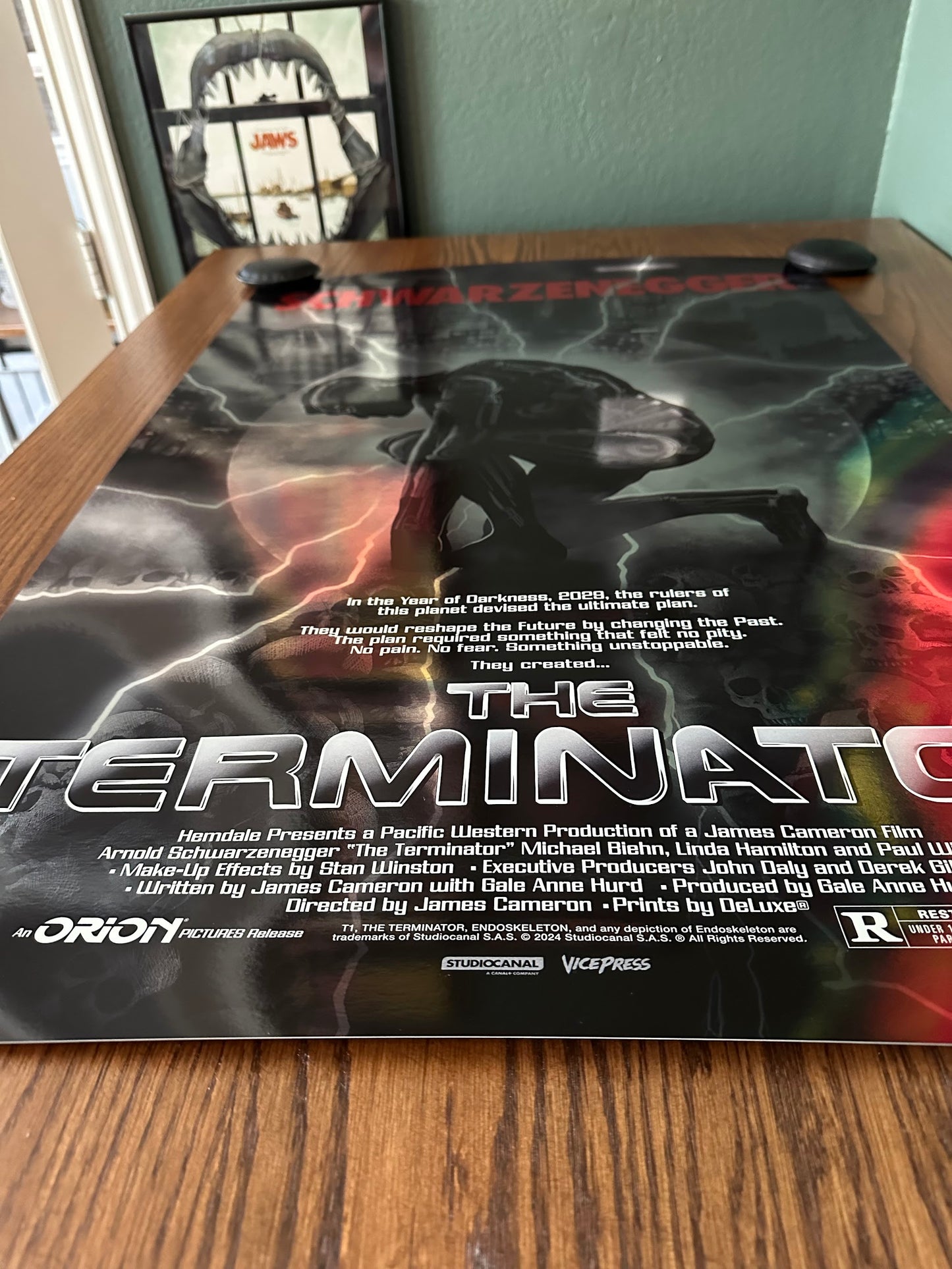 Raid71 - The Terminator Foil Variant 24x36 movie poster - detail image 5