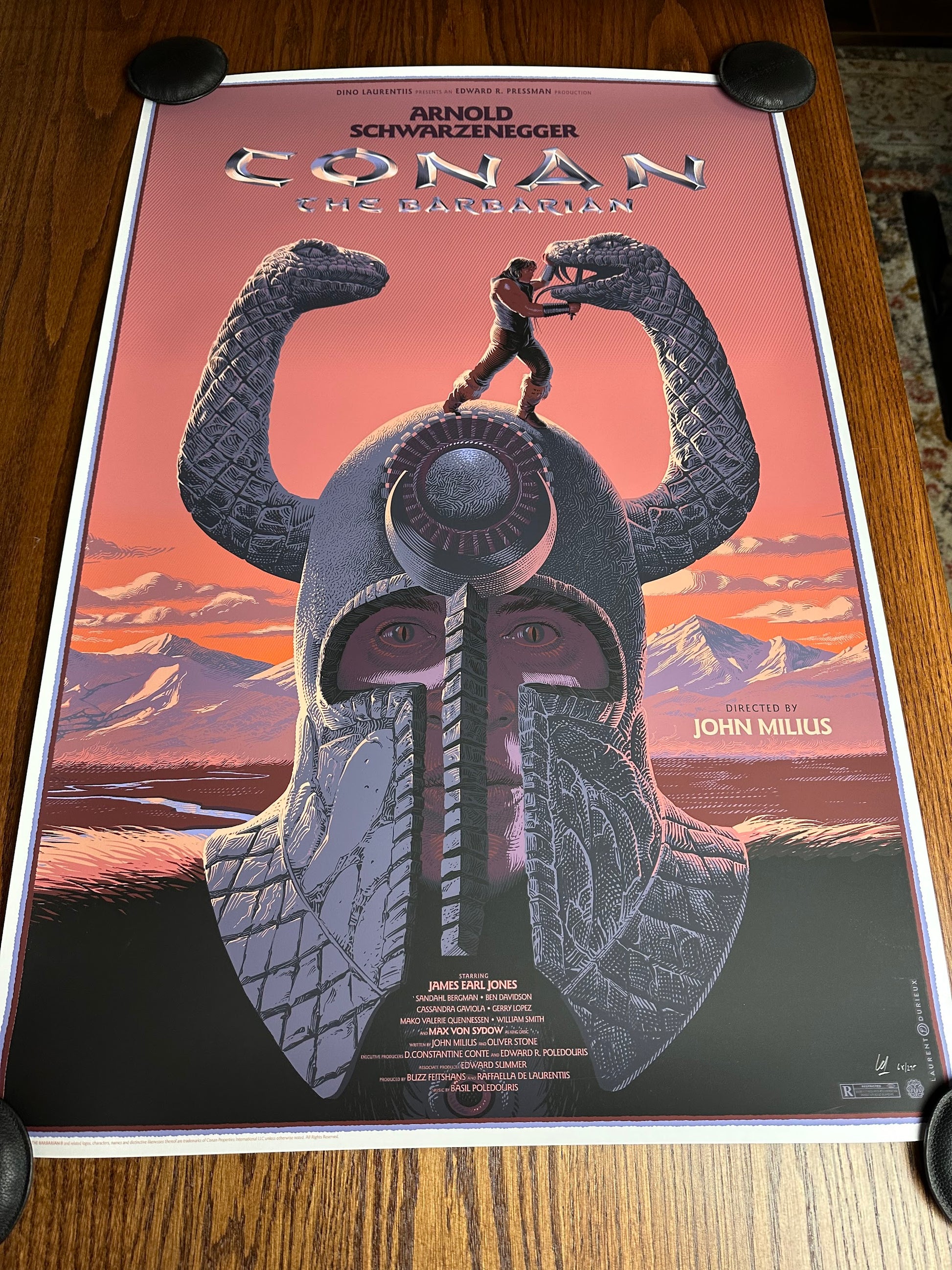 Laurent Durieux - Conan the Barbarian 24x36 movie poster