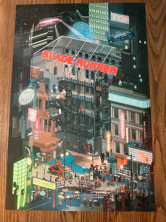 Doug John Miller - Blade Runner Variant 24x36 movie poster