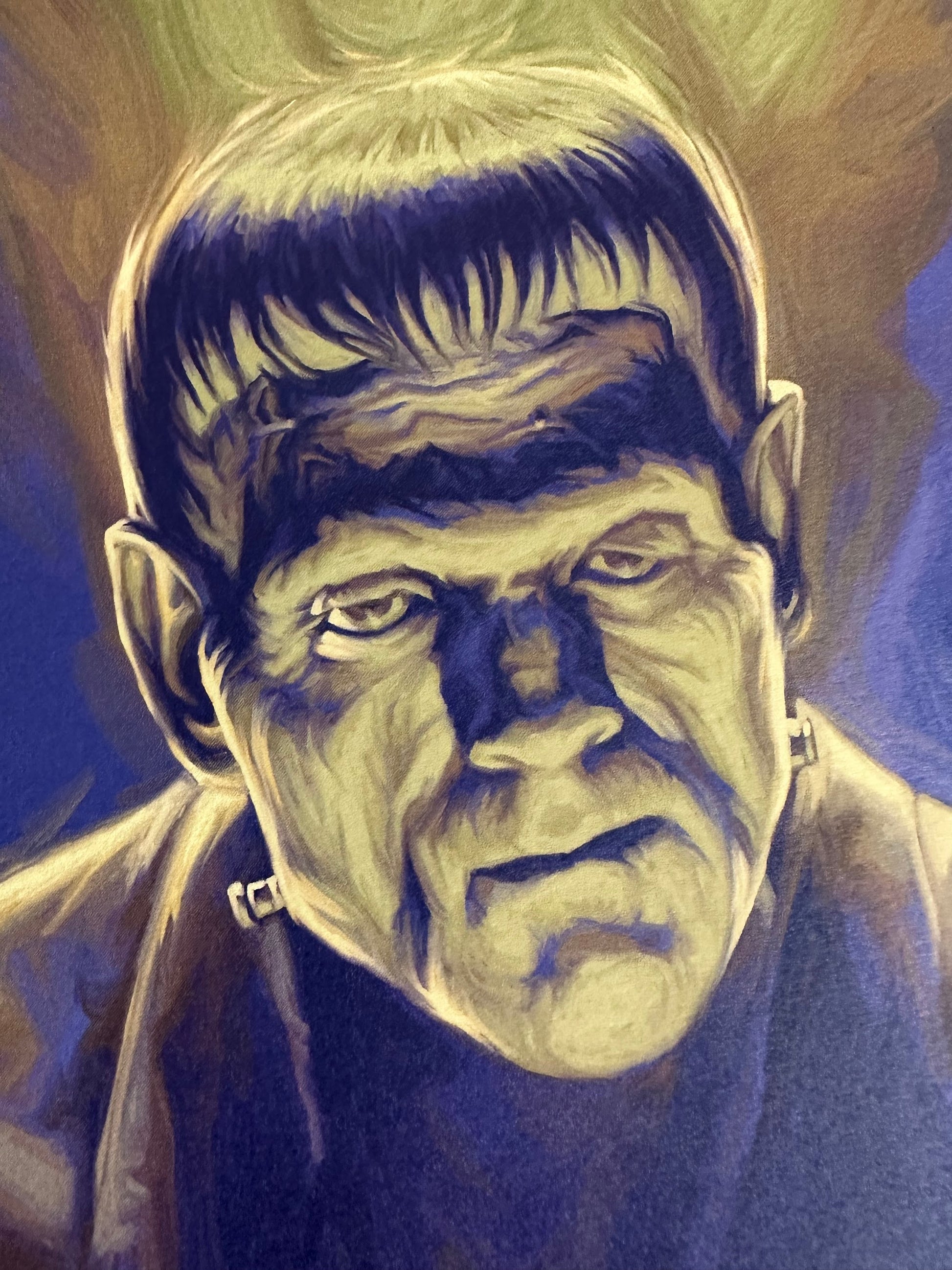 Candra Hope - Frankenstein Portrait 11.7x16.5 art print - detail image 3