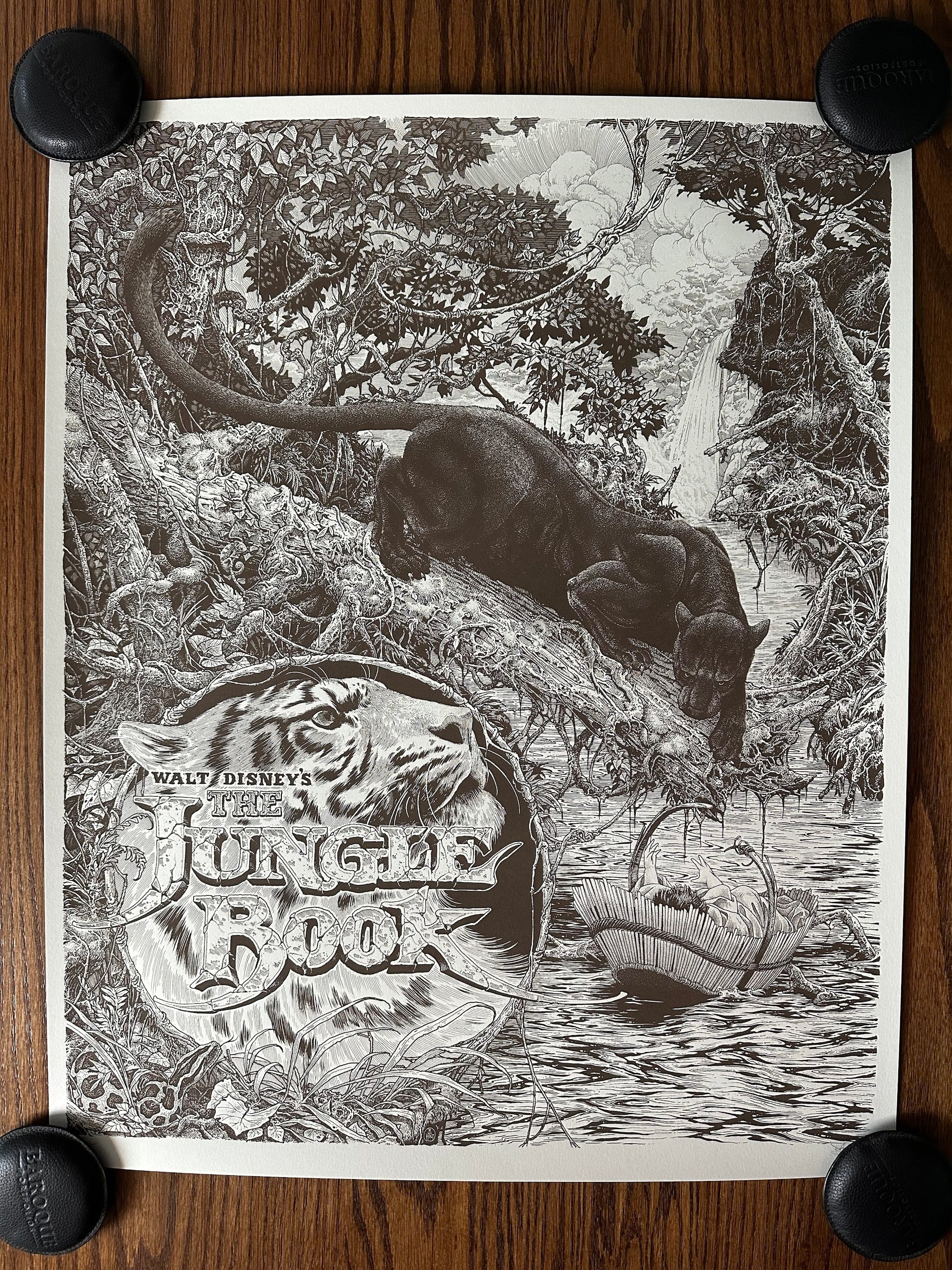 Brandon Holt - The Jungle Book 24x30 movie poster