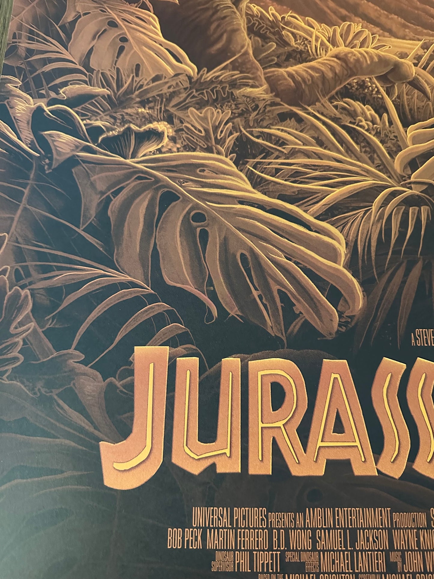 Patrick Connan - Jurassic Park 24x36 movie poster - detail image 5