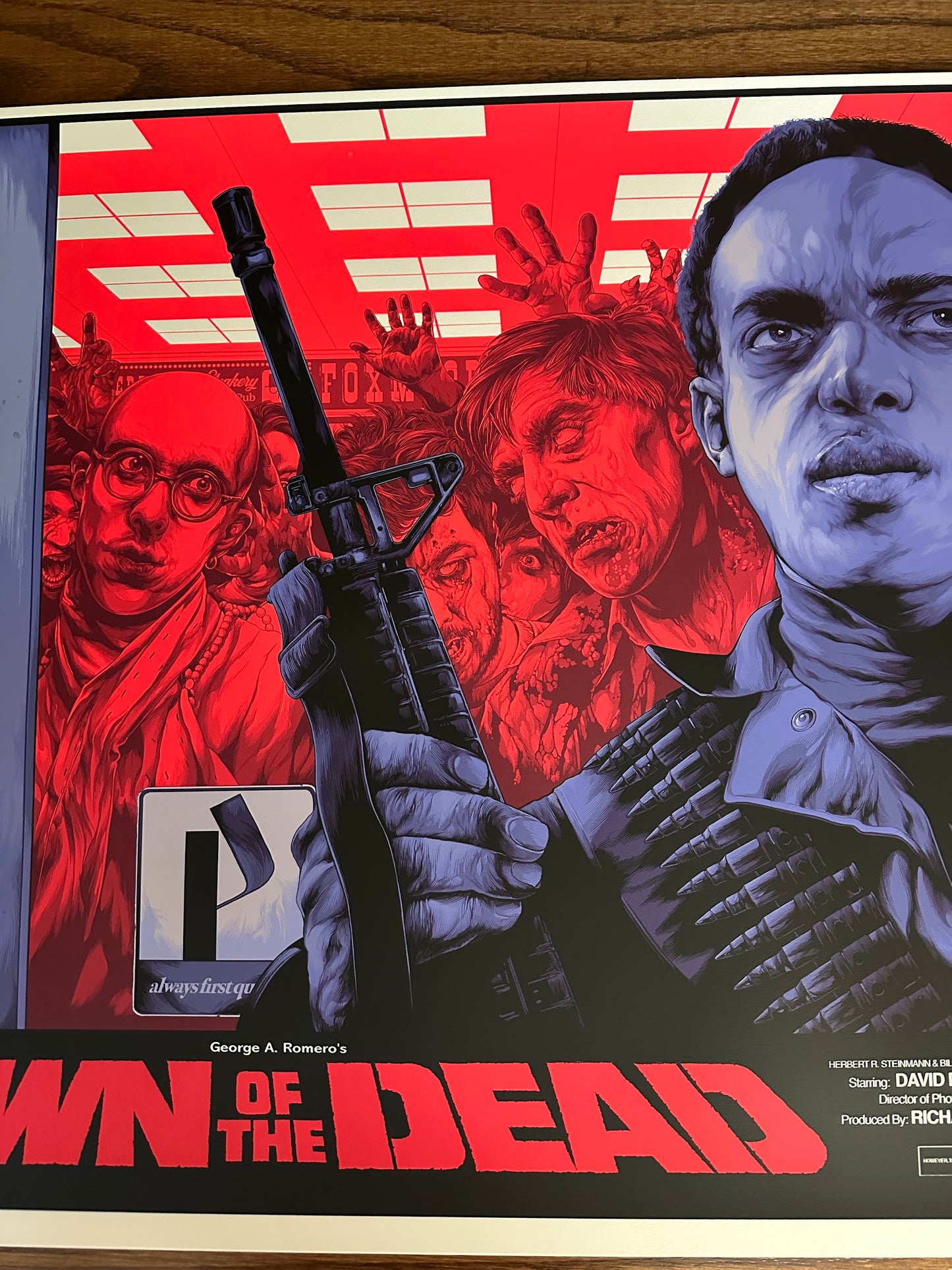 Ken Taylor - Dawn of Dead Variant 36x24 movie poster - detail image 2
