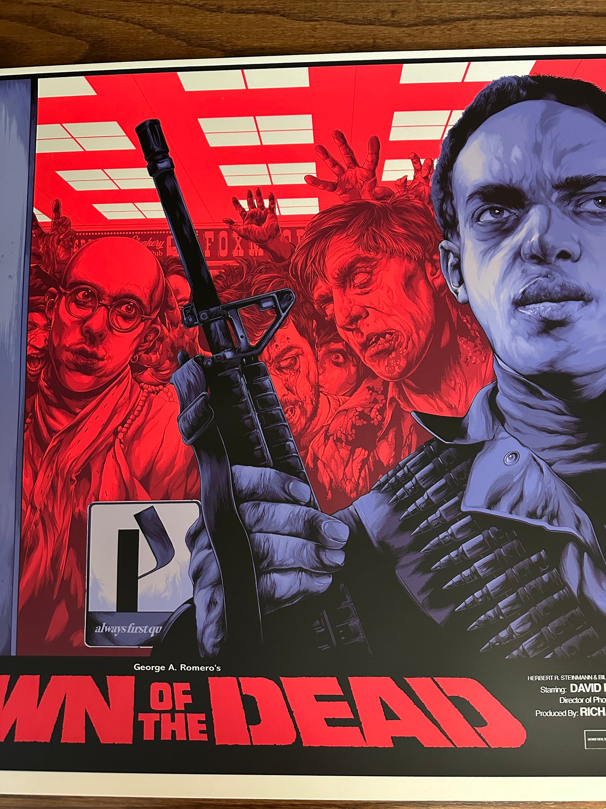 Ken Taylor - Dawn of Dead Variant 36x24 movie poster - detail image 2