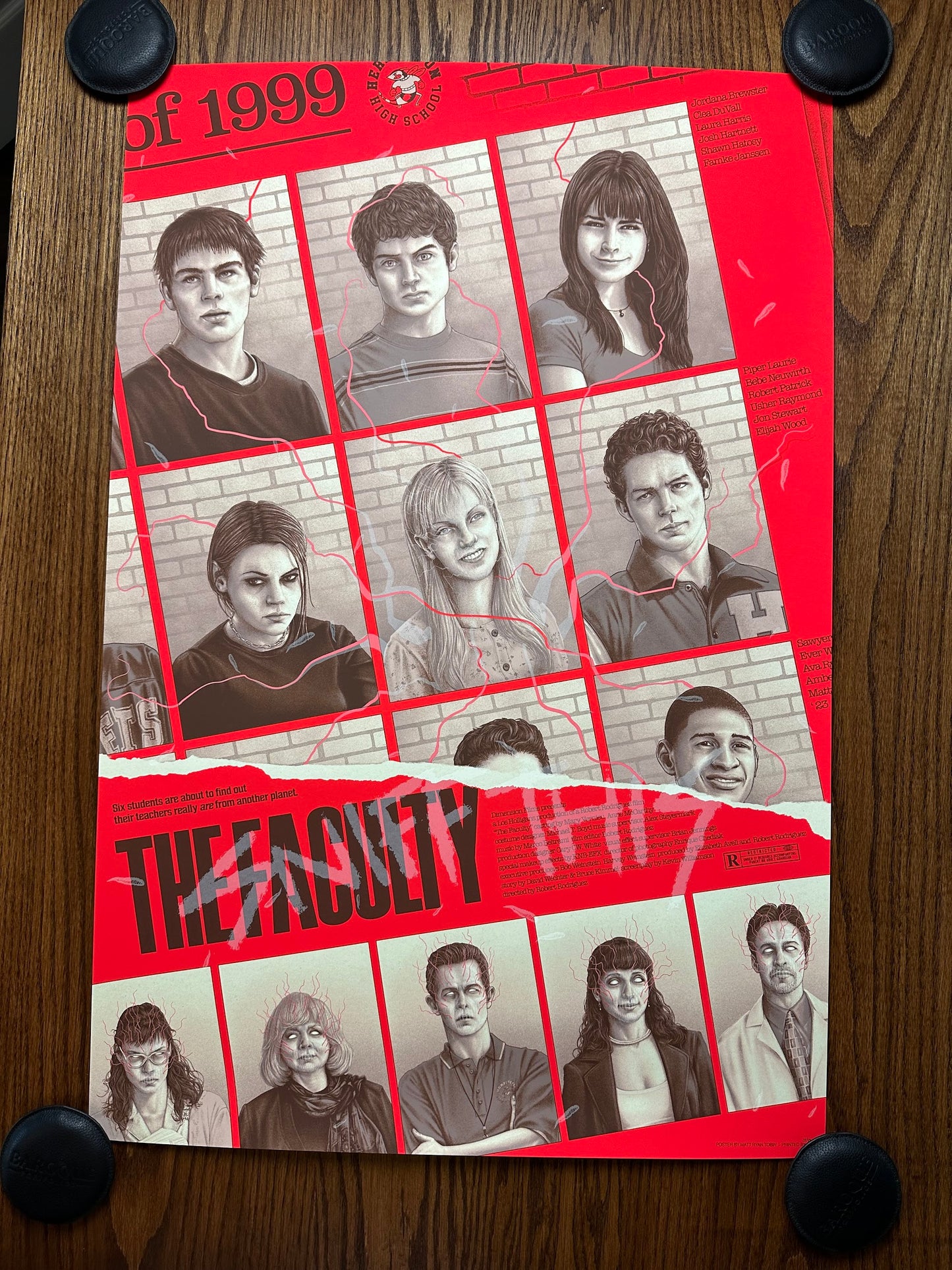 Matt Ryan Tobin - The Faculty GID Variant 24x36 movie poster