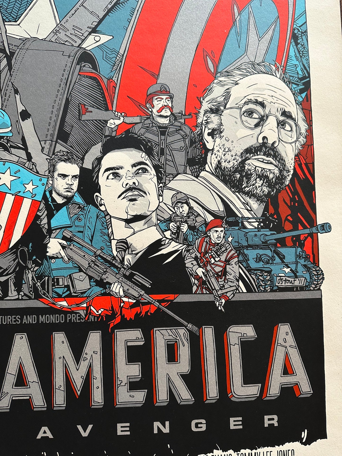 Tyler Stout - Captain America First Avenger 24x36 movie poster - detail image 5