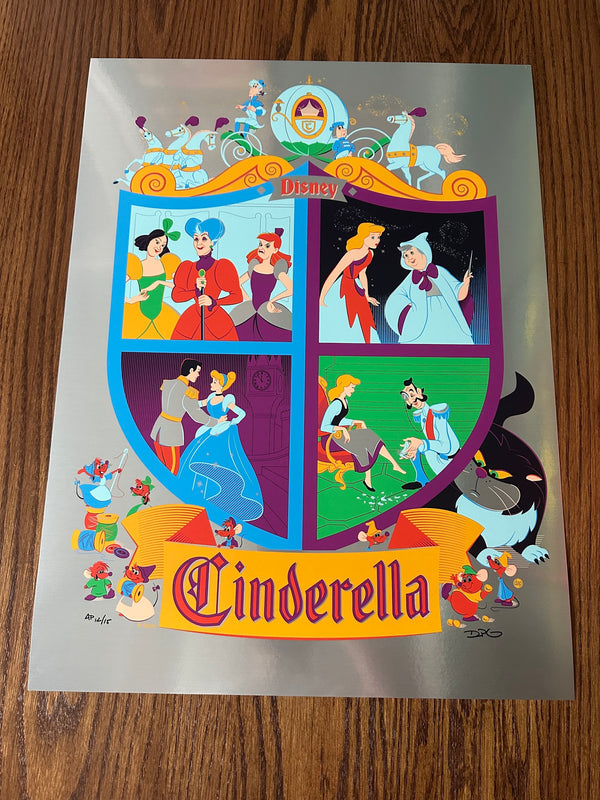 Dave Perillo - Disney Cinderella Foil - 18x24 - Limited Edition Print