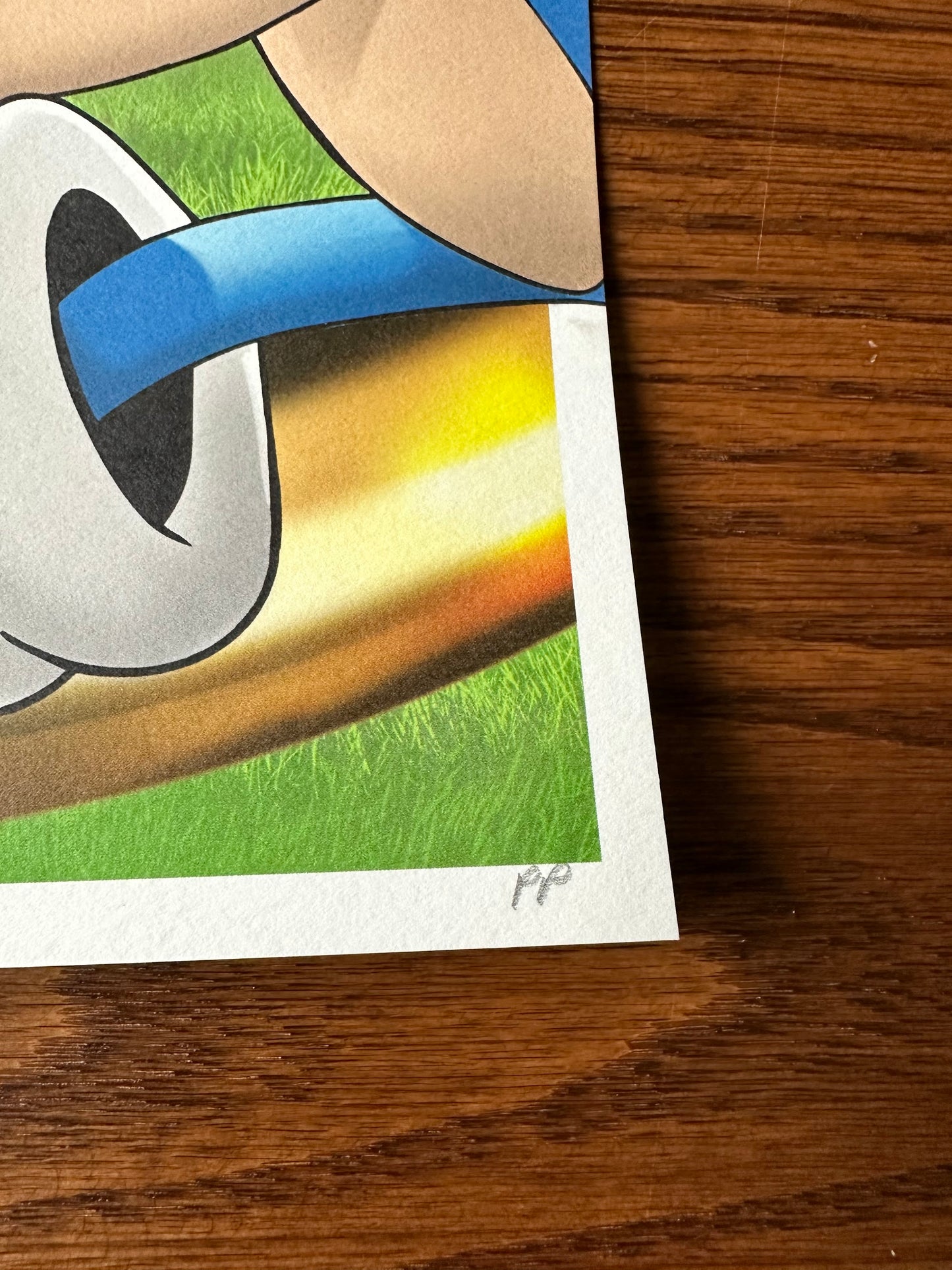 Andy Fairhurst - Sonic the Hedgehog 12x16 art print - detail image 4