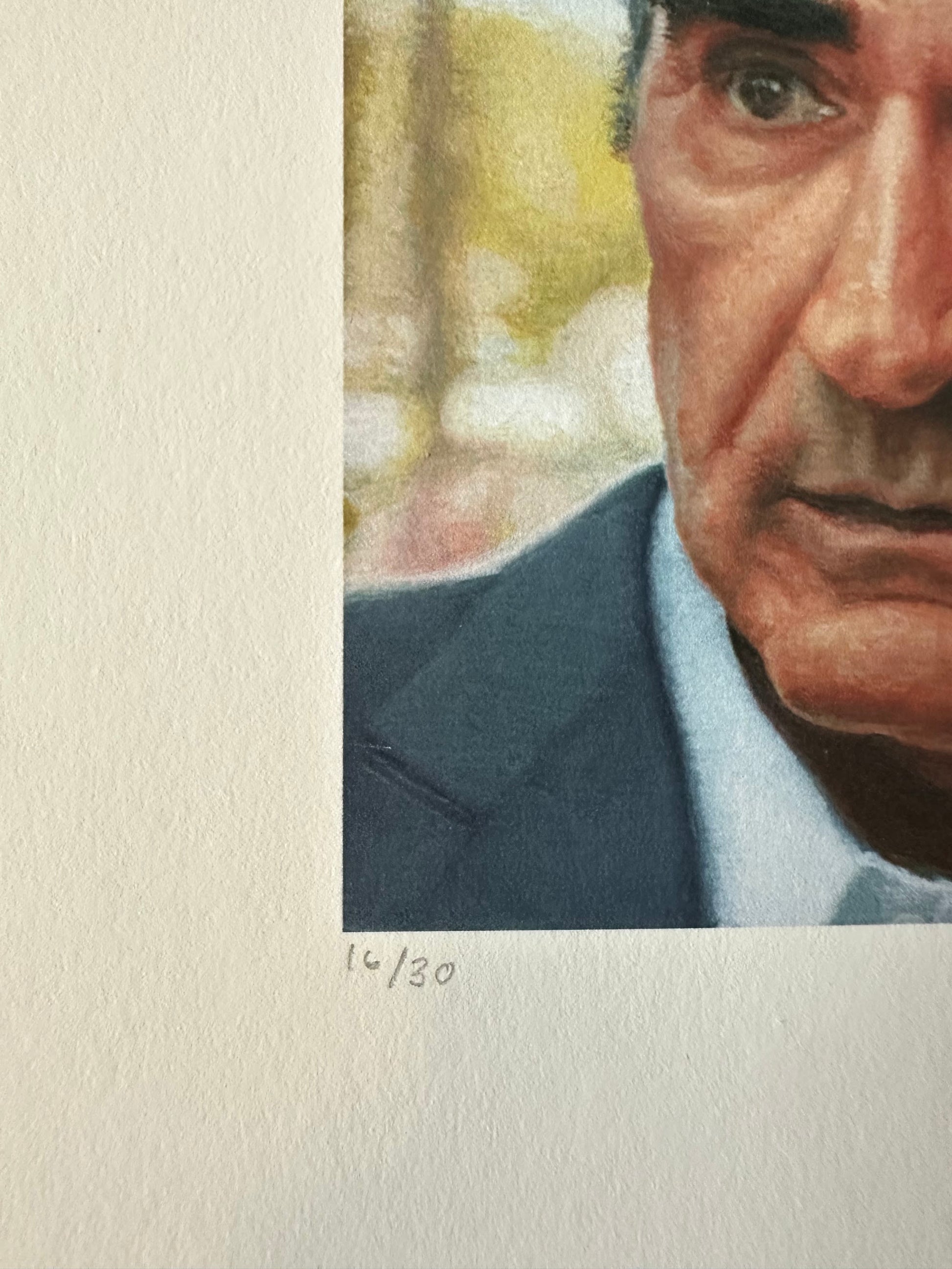 Ashton Gallagher - Schitt's Creek Johnny Rose Portrait 6x6 art print - detail image 3