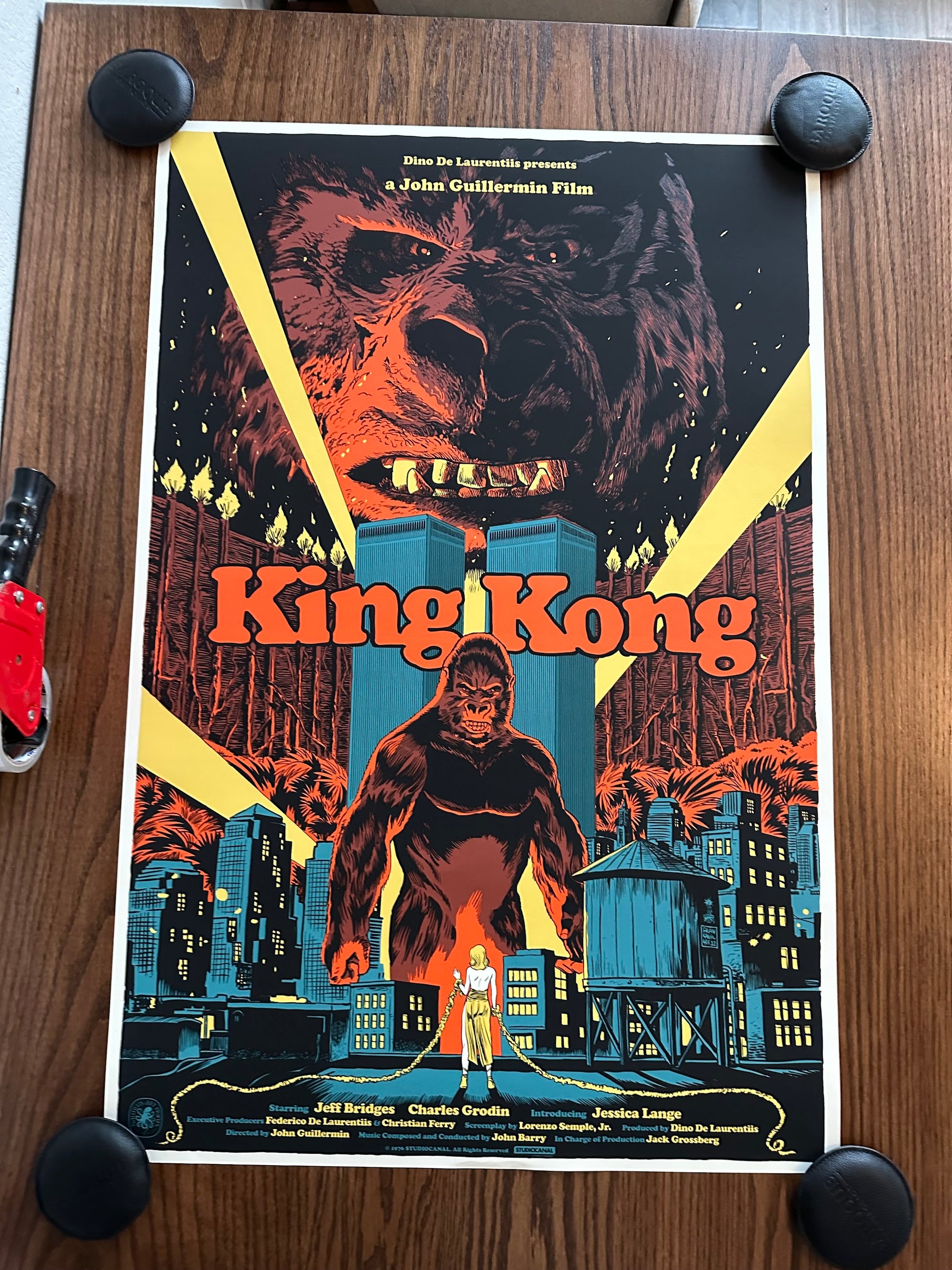Francesco Francavilla - King Kong 24x36 movie poster