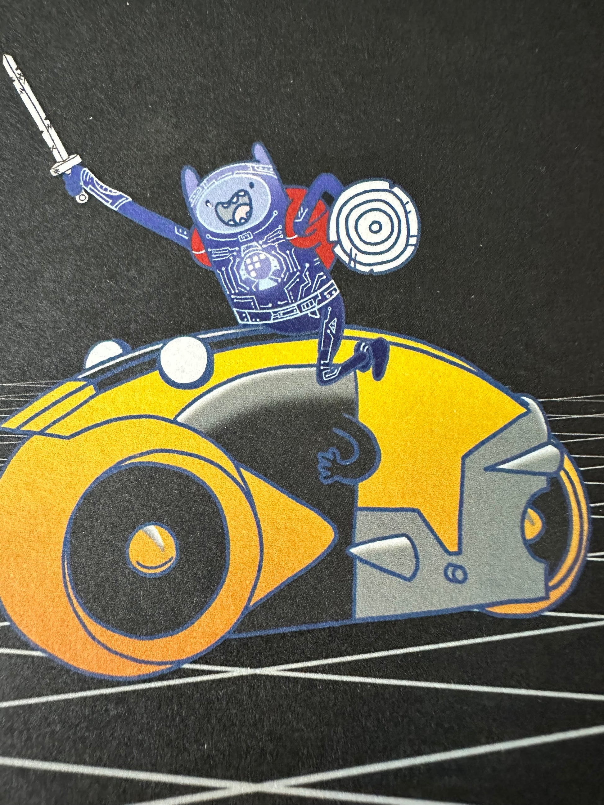 Raid71 - Adventure Tron 5x5 art print - detail image 2