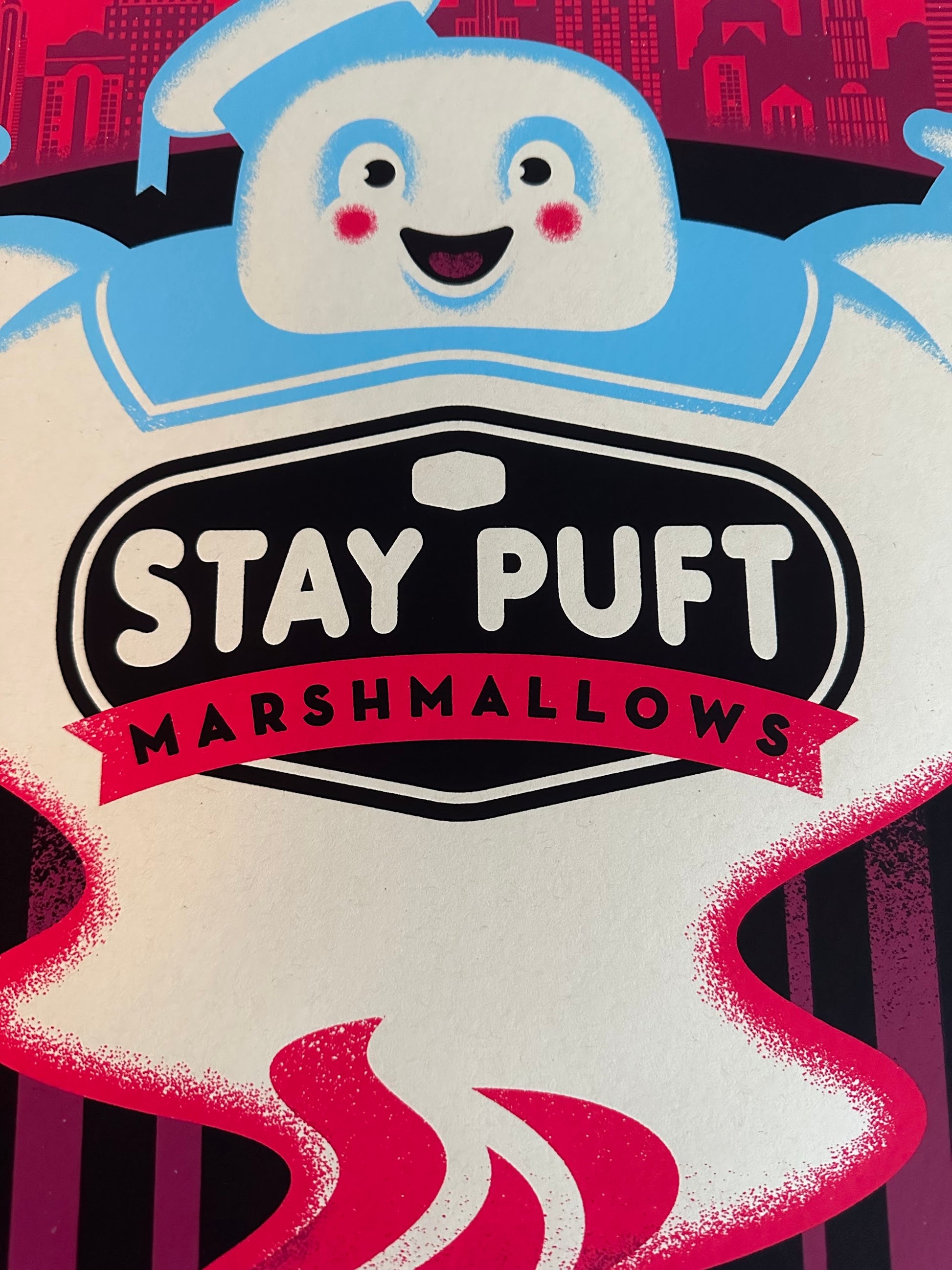 Ryan Brinkerhoff - Stay Puff Marshmellow Ghostbusters 18x24 movie poster - detail image 2