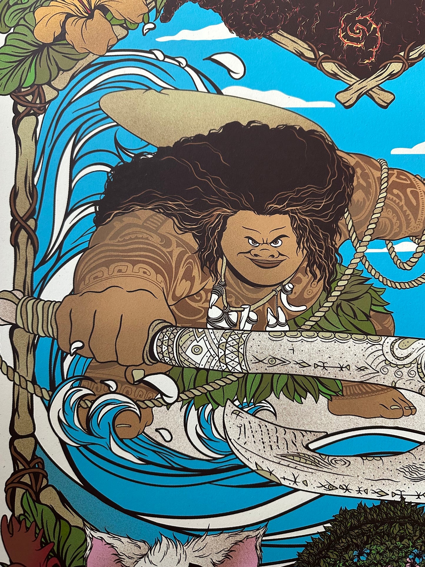 Mainger - Disney's Moana 24x36 movie poster - detail image 6