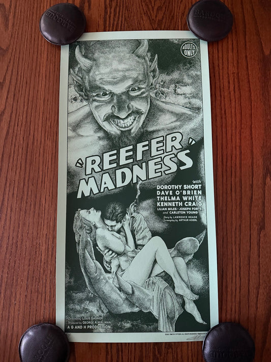 Timothy PIttides - Reefer Madness - 12x24 - Limited Edition Poster