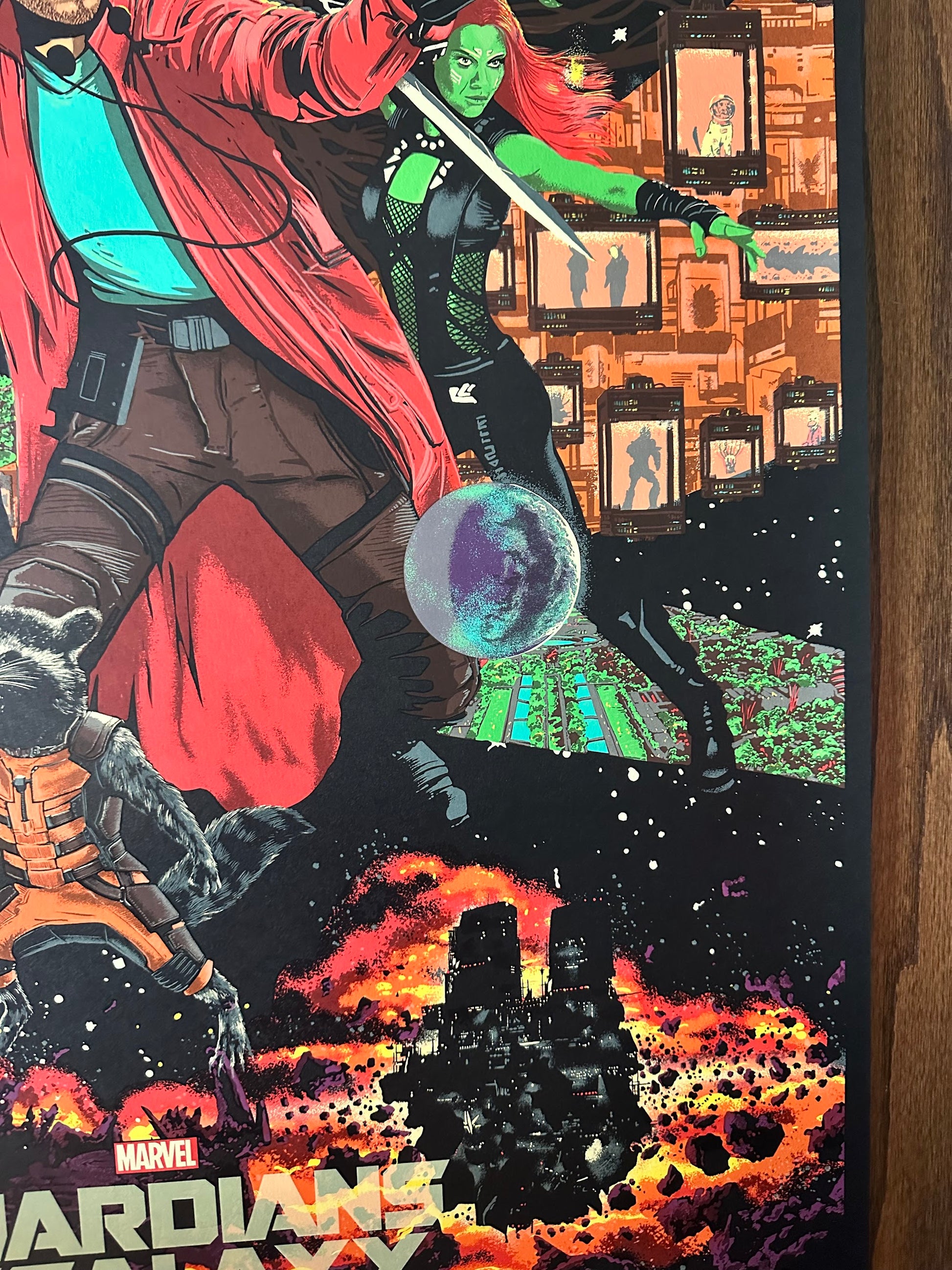 Raid71 - Guardians of the Galaxy 24x36 movie poster - detail image 4