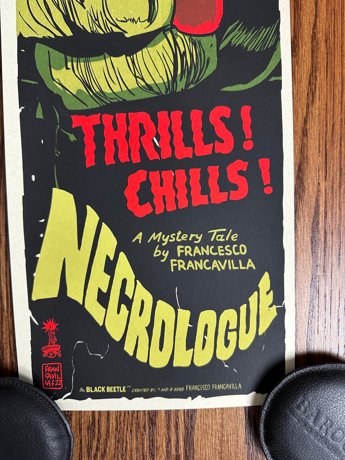Francesco Francavilla - The Black Beetle 8x36 movie poster - detail image 6