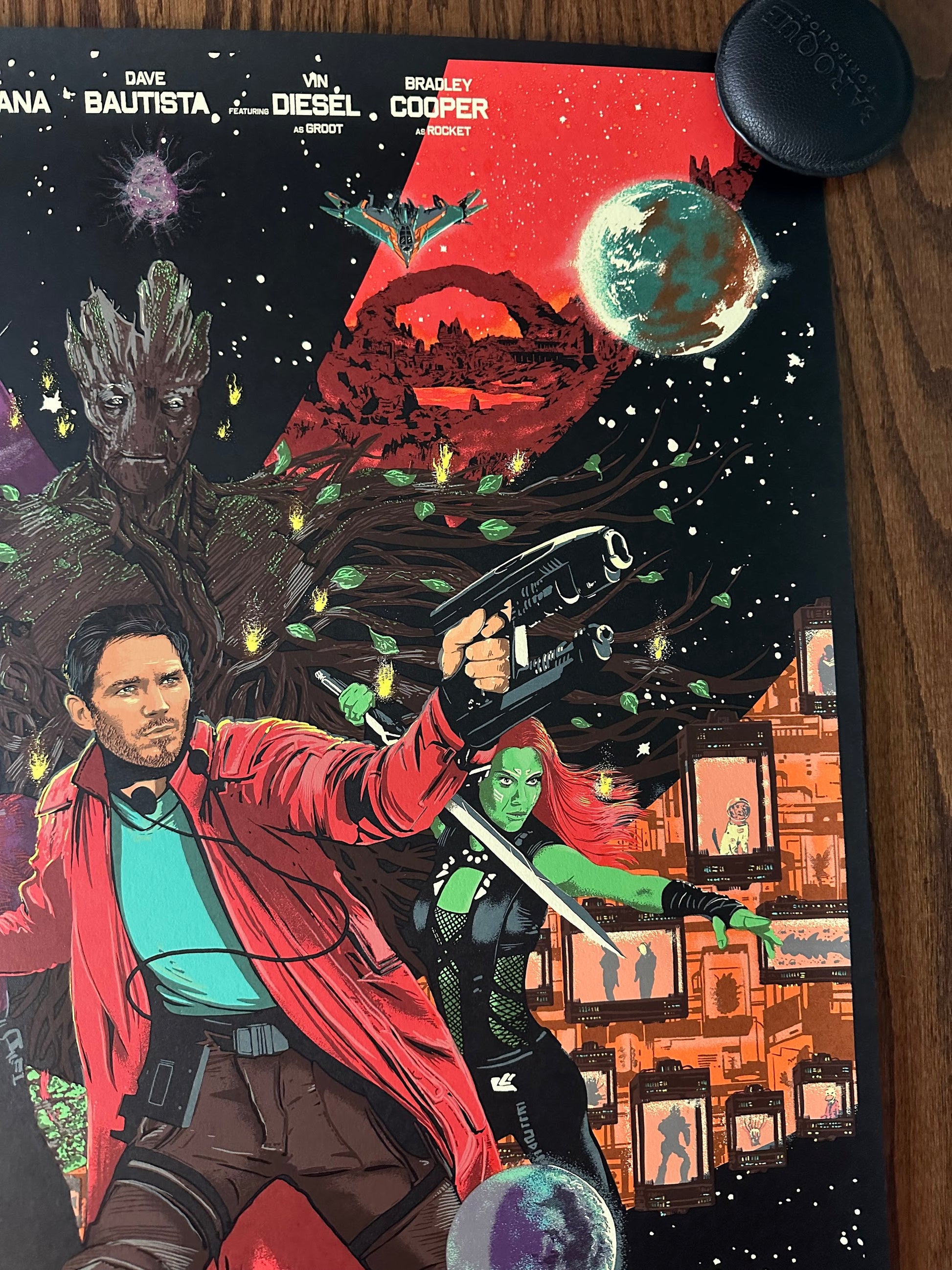 Raid71 - Guardians of the Galaxy 24x36 movie poster - detail image 3