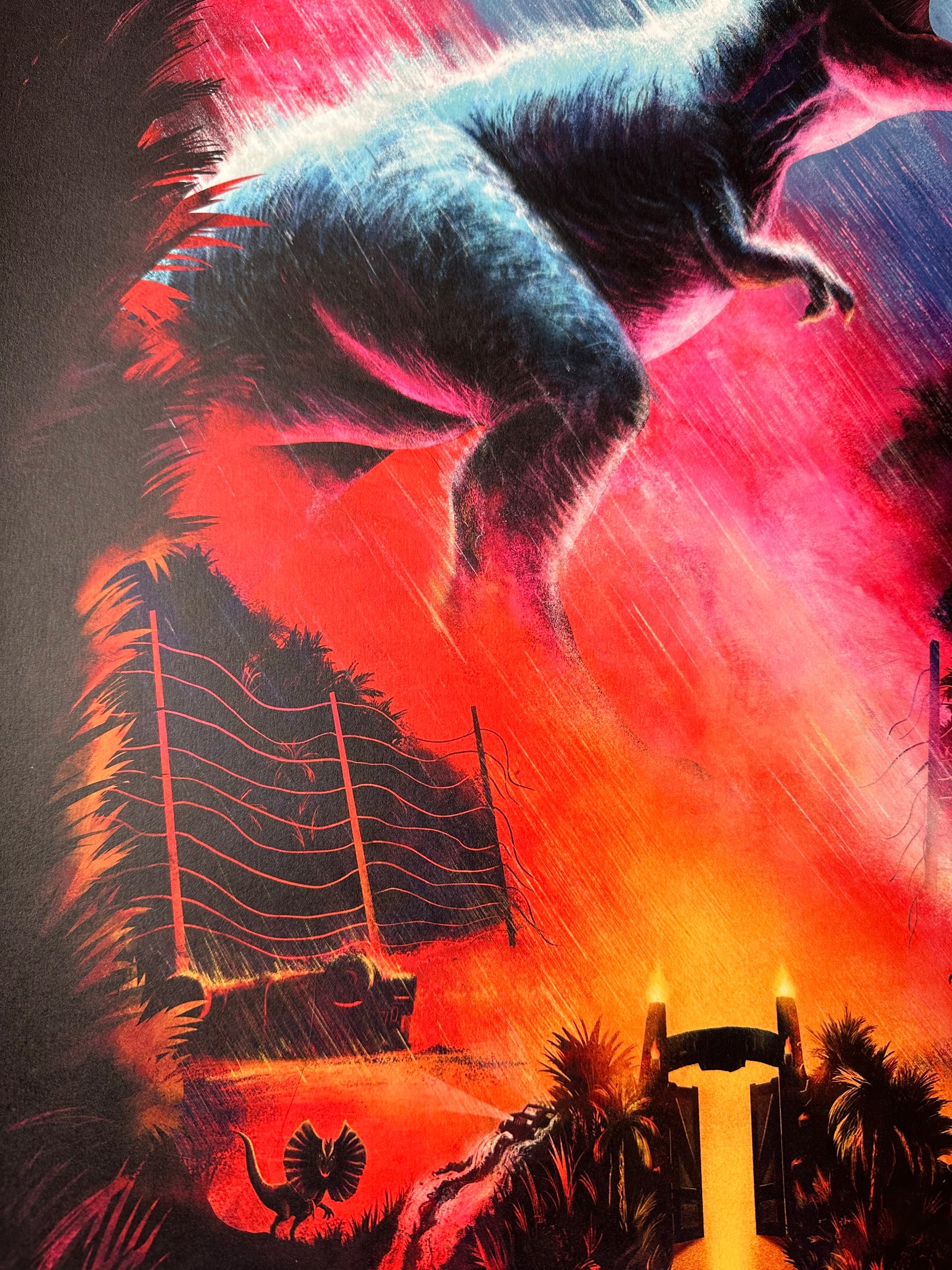 Carly AF - Jurassic Park T-Rex 16.5x23.4 art print - detail image 3