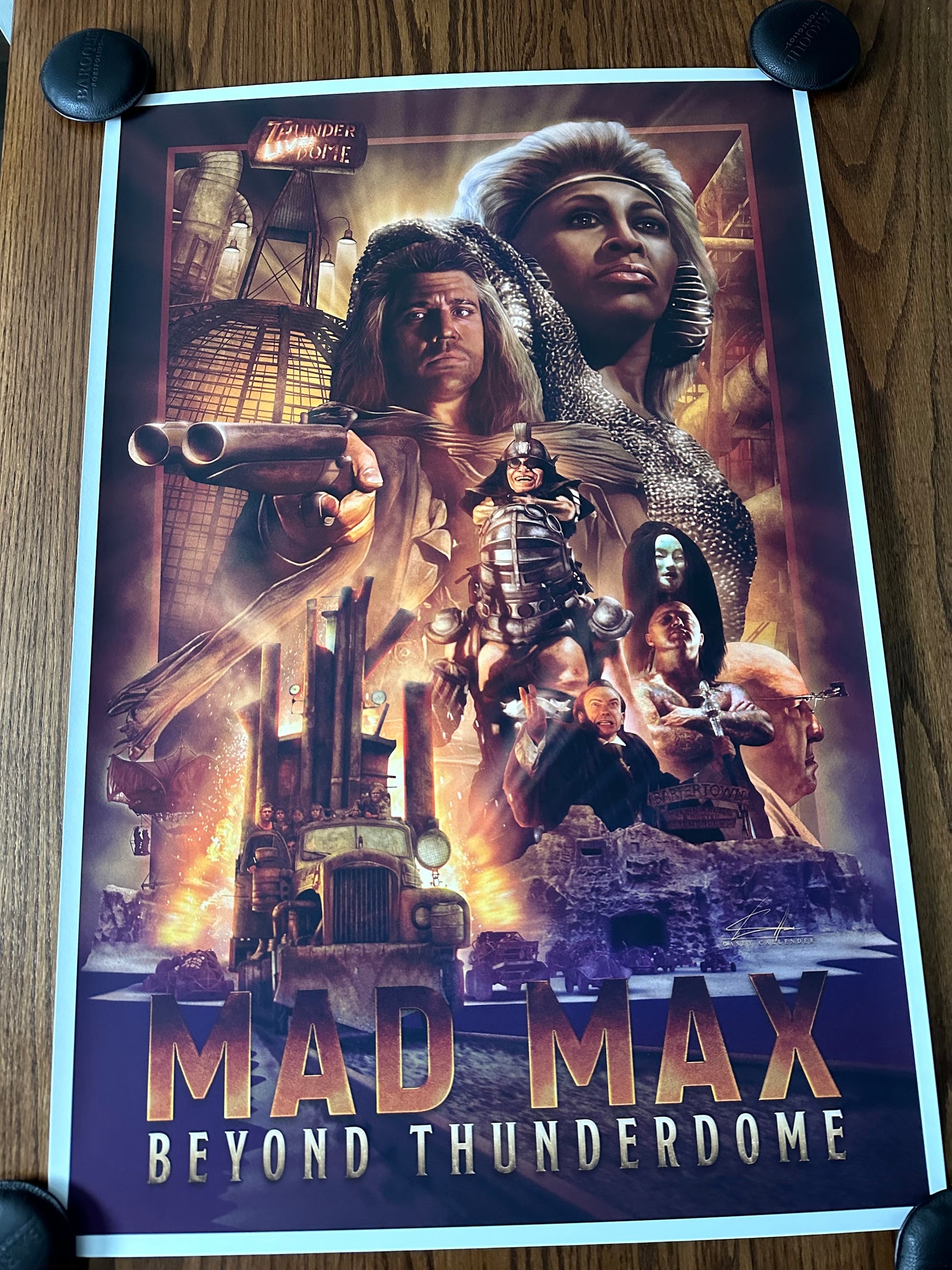 Casey Callender - Mad Max Beyond the Thunderdome 24x36 movie poster