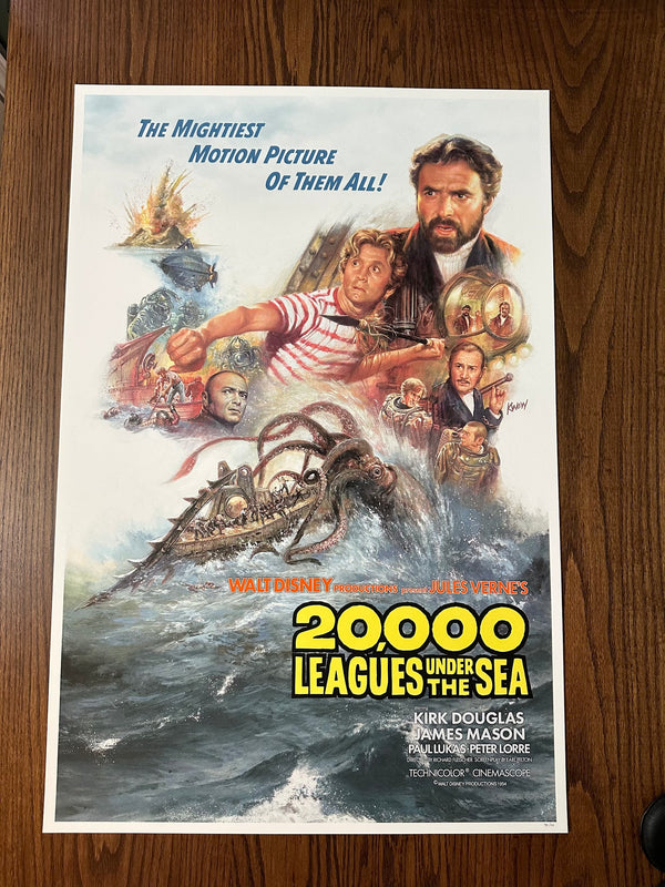 KWow - 20,000 Leagues Under the Sea - 24x36 - Limited Edition Poster
