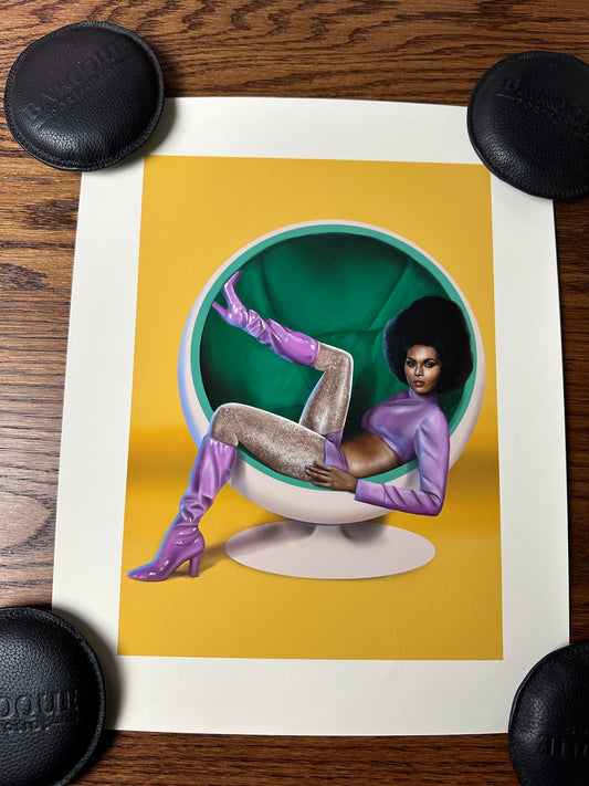 Mona Collentine - Ball Chair 11x14 art print